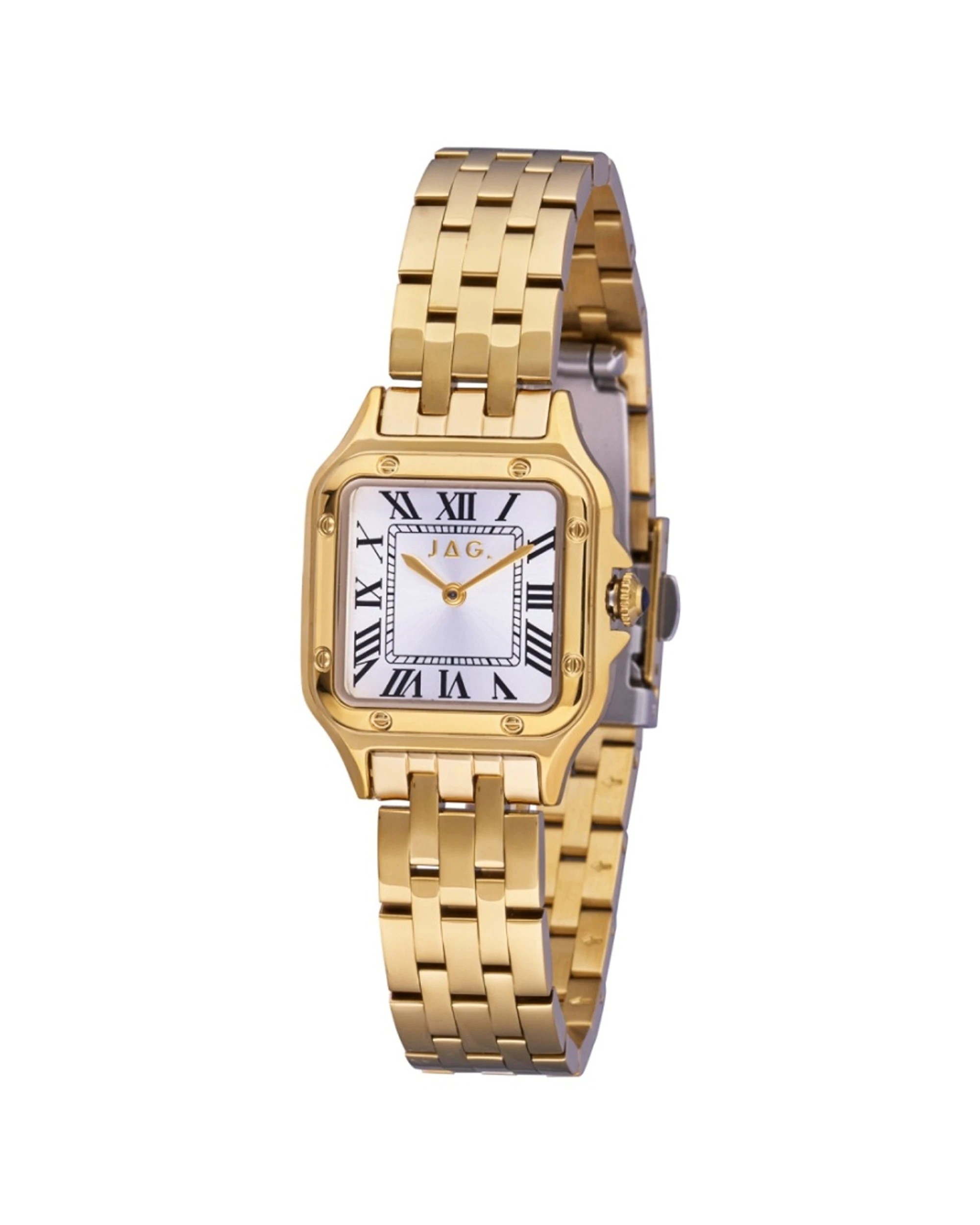 3 JAG Riana Women's Gold Alloy Watch 26mm Ion Plated Stainless Steel Band, 3 of 3