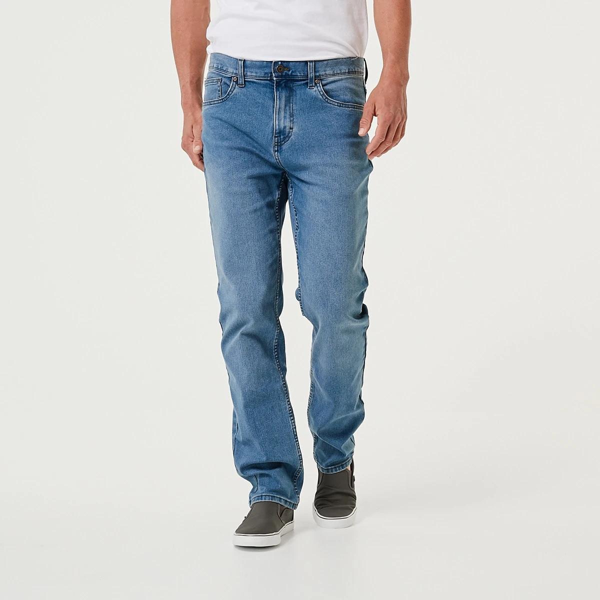 3 Straight Stretch Jeans Light Wash, 3 of 6