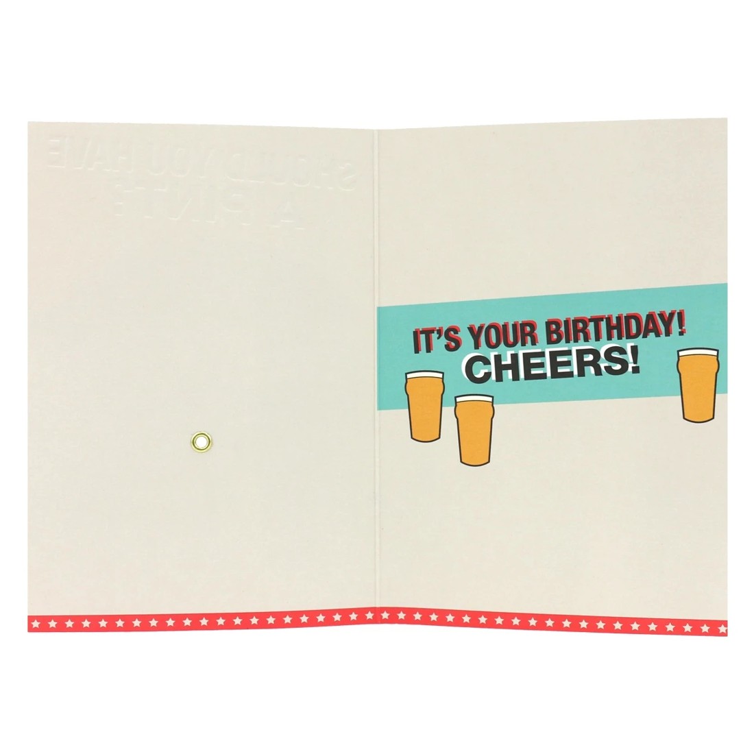2 Connections from Hallmark Birthday Card - Have A Pint!, 2 of 3