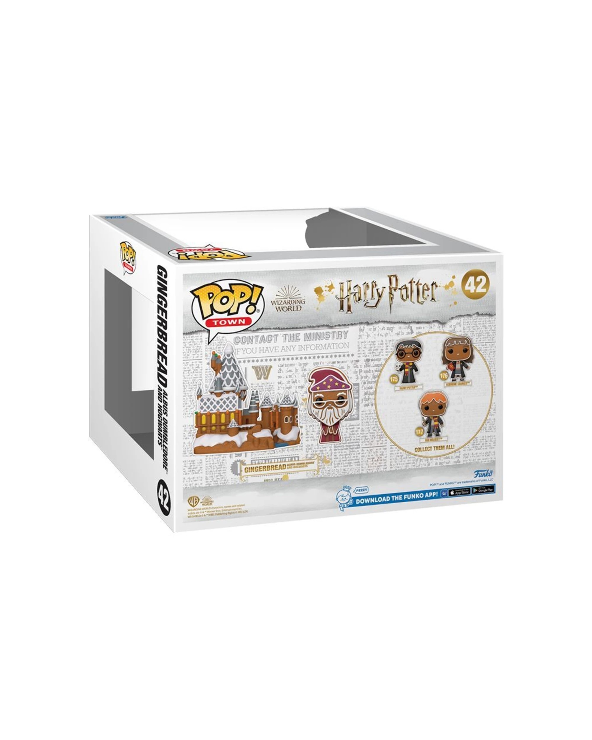 3 Funko Haryy Potter Albus Dumbledore with Hogwarts - Gingerbread -  Town Funko POP! Vinyl, 3 of 3