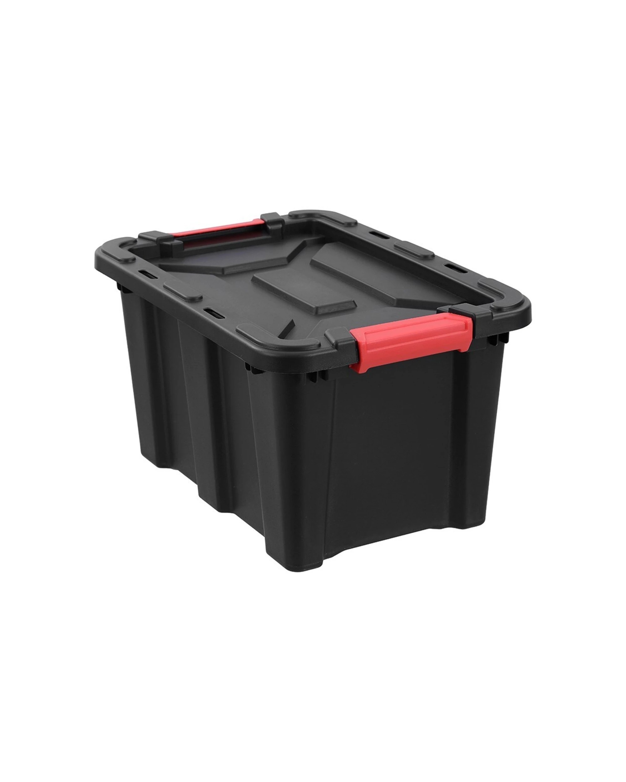 1 Boxsweden Eco Heavy Duty 25L 47cm Storage Box Stackable Lockable Lidded - Assorted, 1 of 5