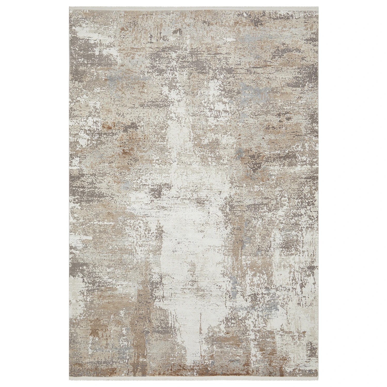 1 Common Ground Rugs Glimmers 105 400x300cm - Extra Extra Large Bamboo Silk Power Loomed Floor Rug - Natural, 1 of 9