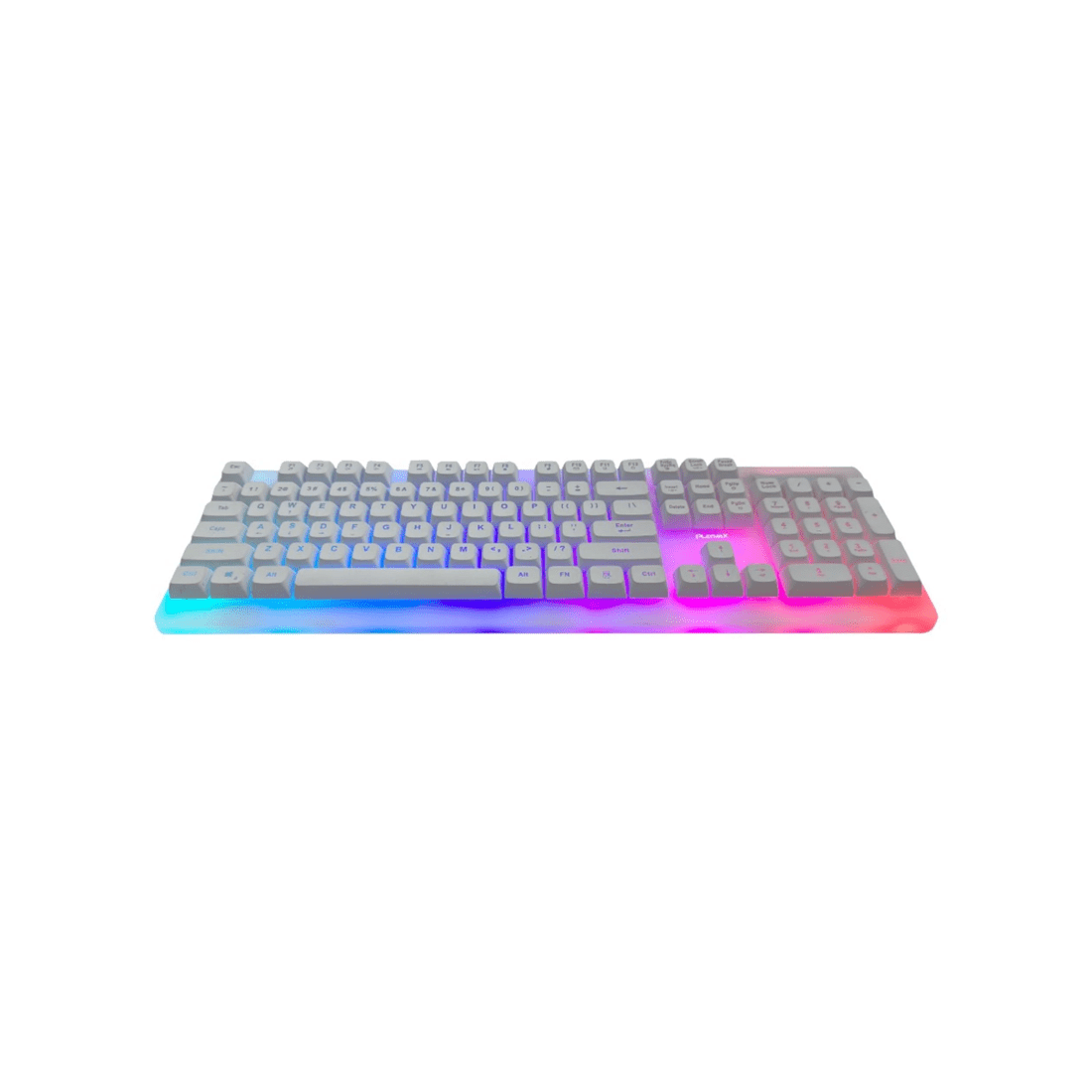 3 Playmax Aurora RGB Membrane Gaming Keyboard - White, 3 of 9