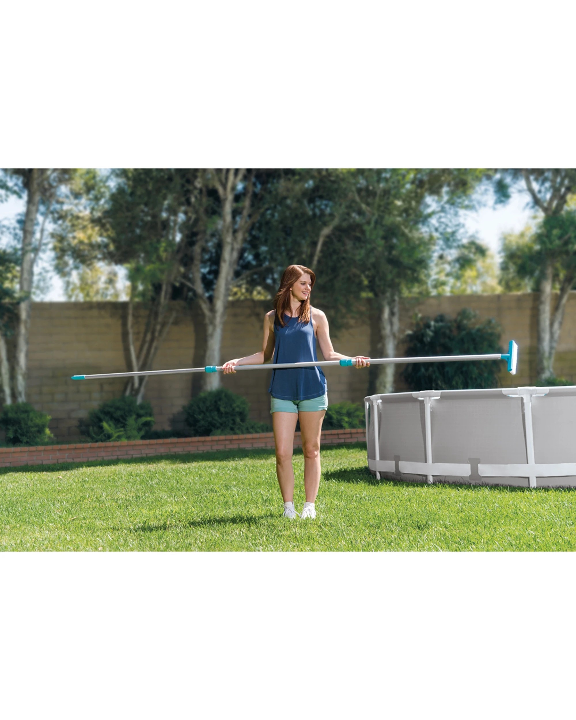 4 Intex 2PK 10" Wall Brush Above Ground Swimming Pool Cleaner - Grey, 4 of 6
