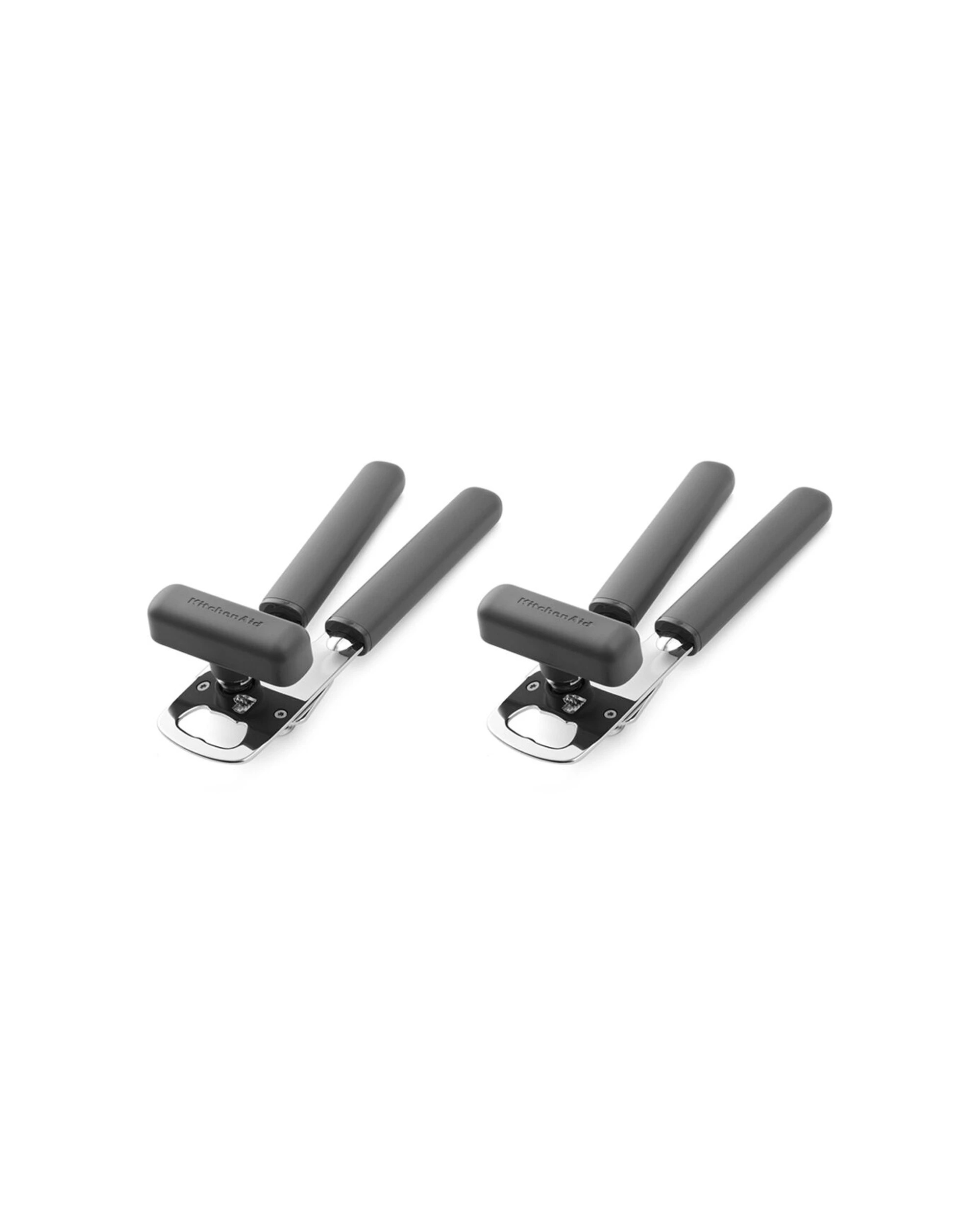 1 KitchenAid 2pk Metal Multi Purpose Tin Opener With Bottle Opener Durable Ergonomic - Charcoal, 1 of 6
