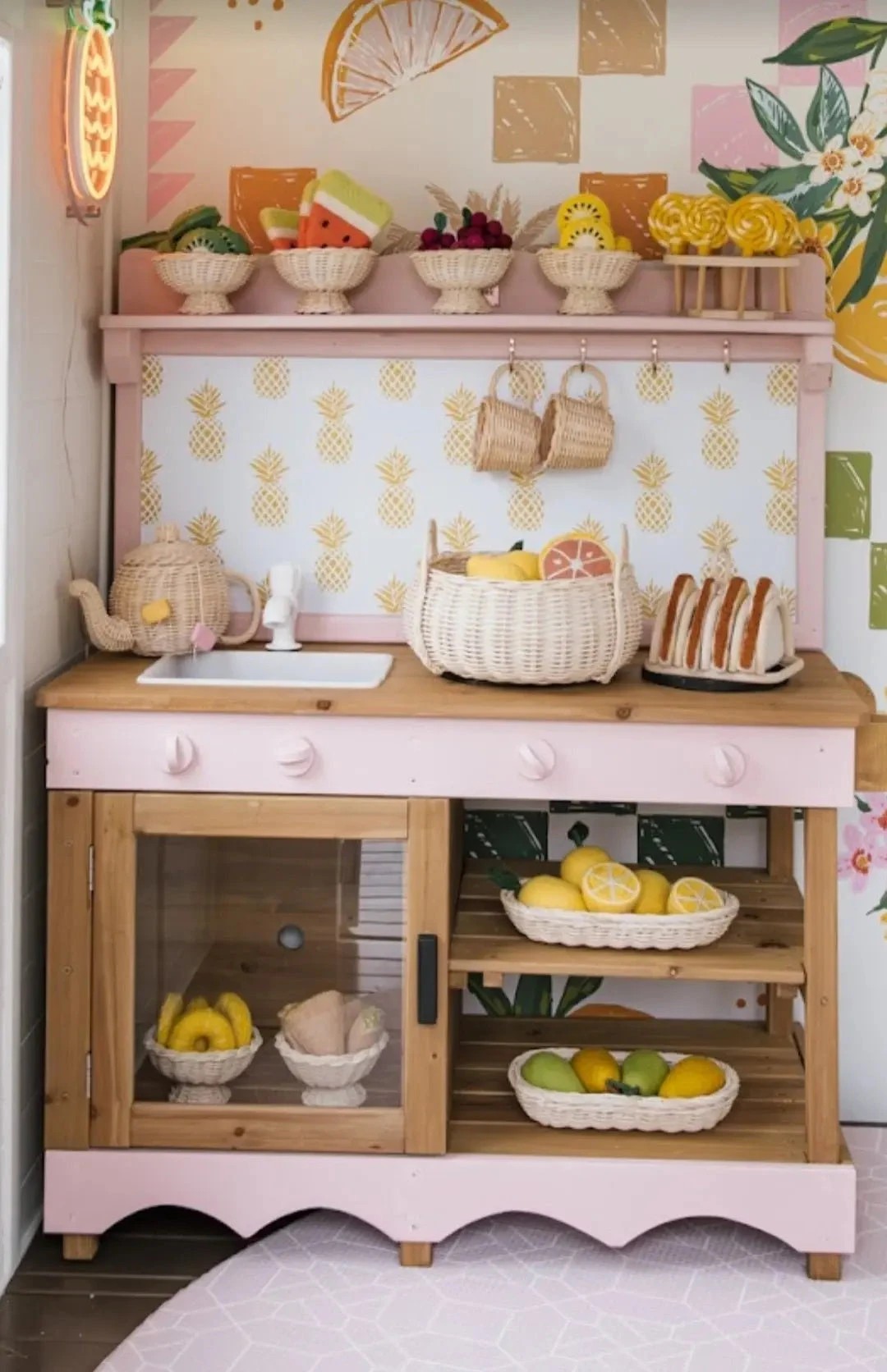 6 Hide & Seek Kids Mud Kitchen - Timber Play Kitchen, 6 of 9