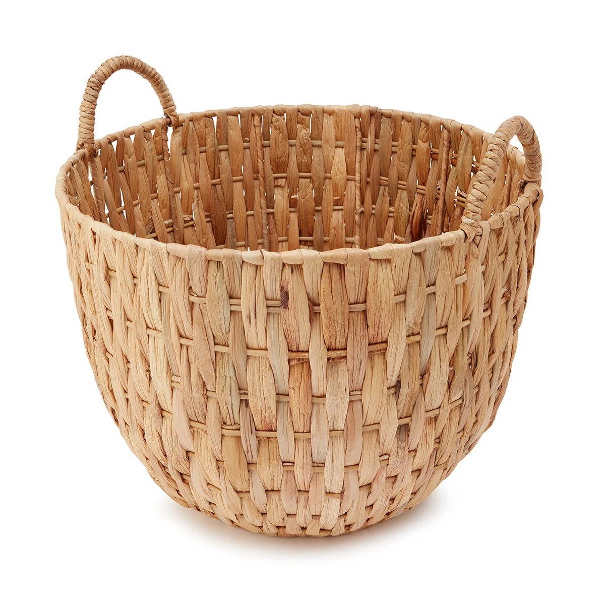 2 Round Natural Detail Basket - Brown, 2 of 8