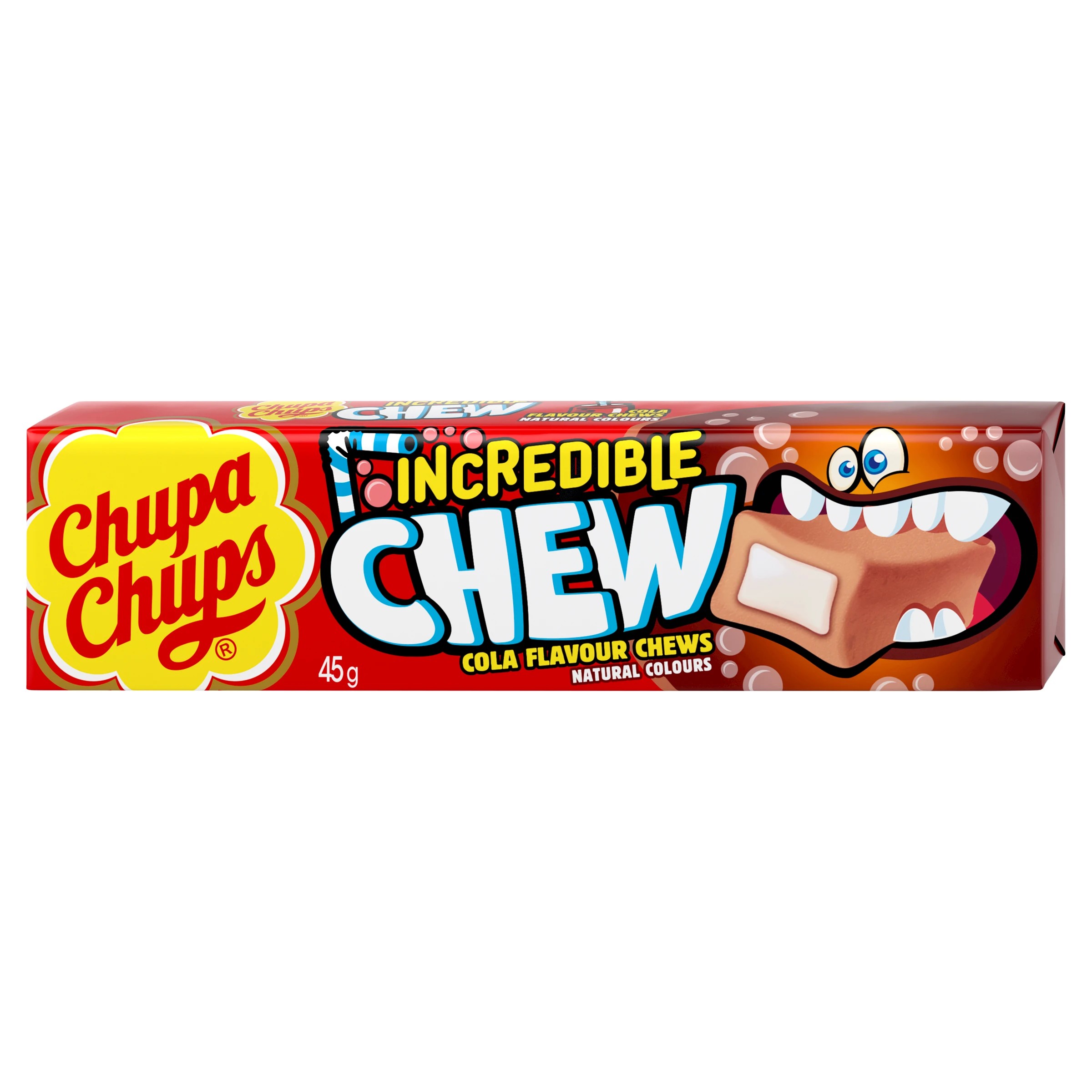 1 Chupa Chups Incredible Chew Cola 45g, 1 of 2