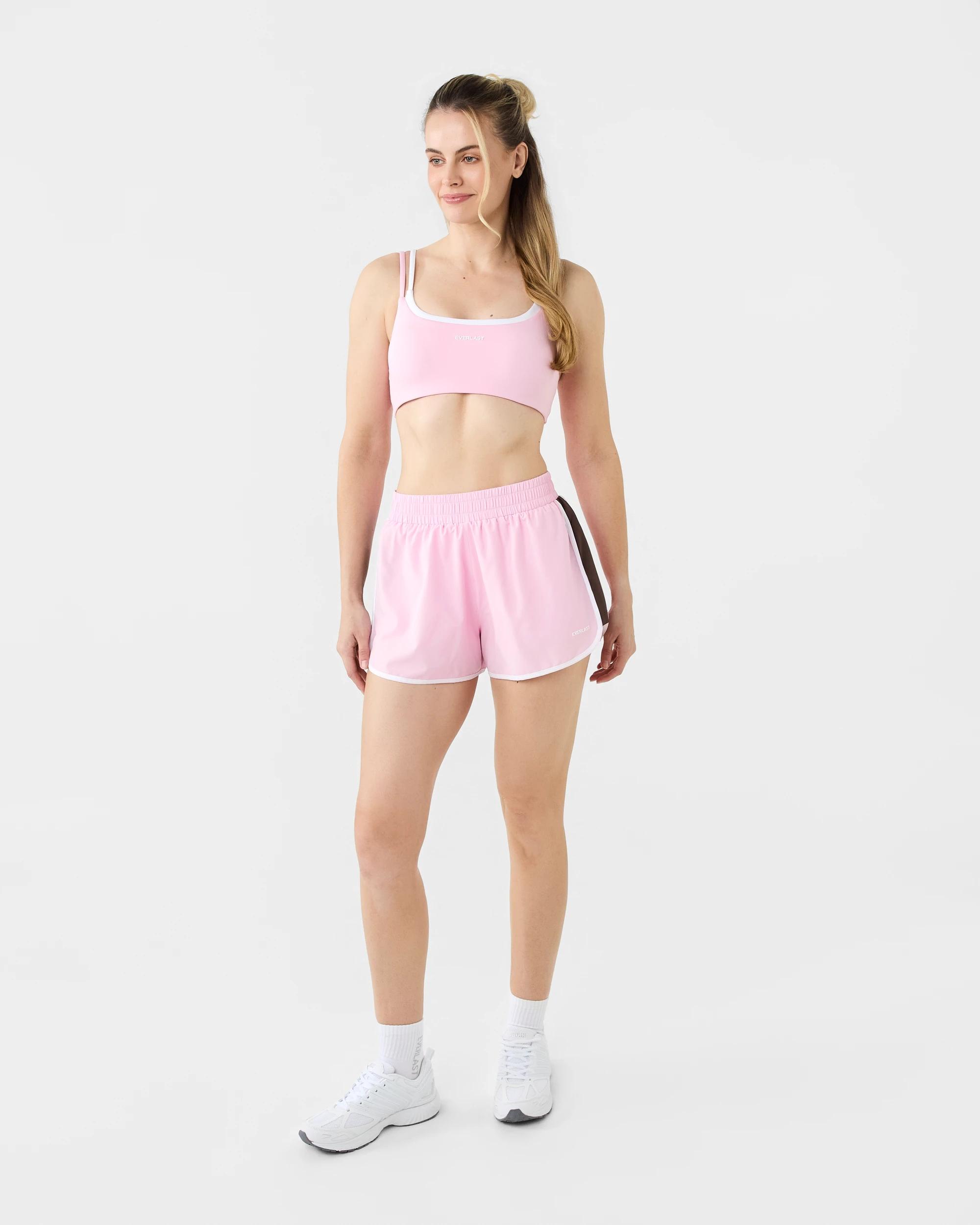 8 Everlast Womens 2-In-1 Flow Shorts Pink, 8 of 8