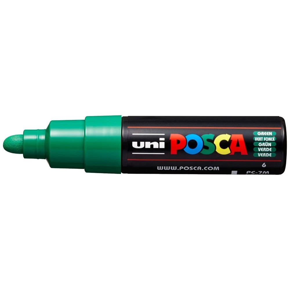 1 POSCA PC 7M Paint Marker Green, 1 of 9