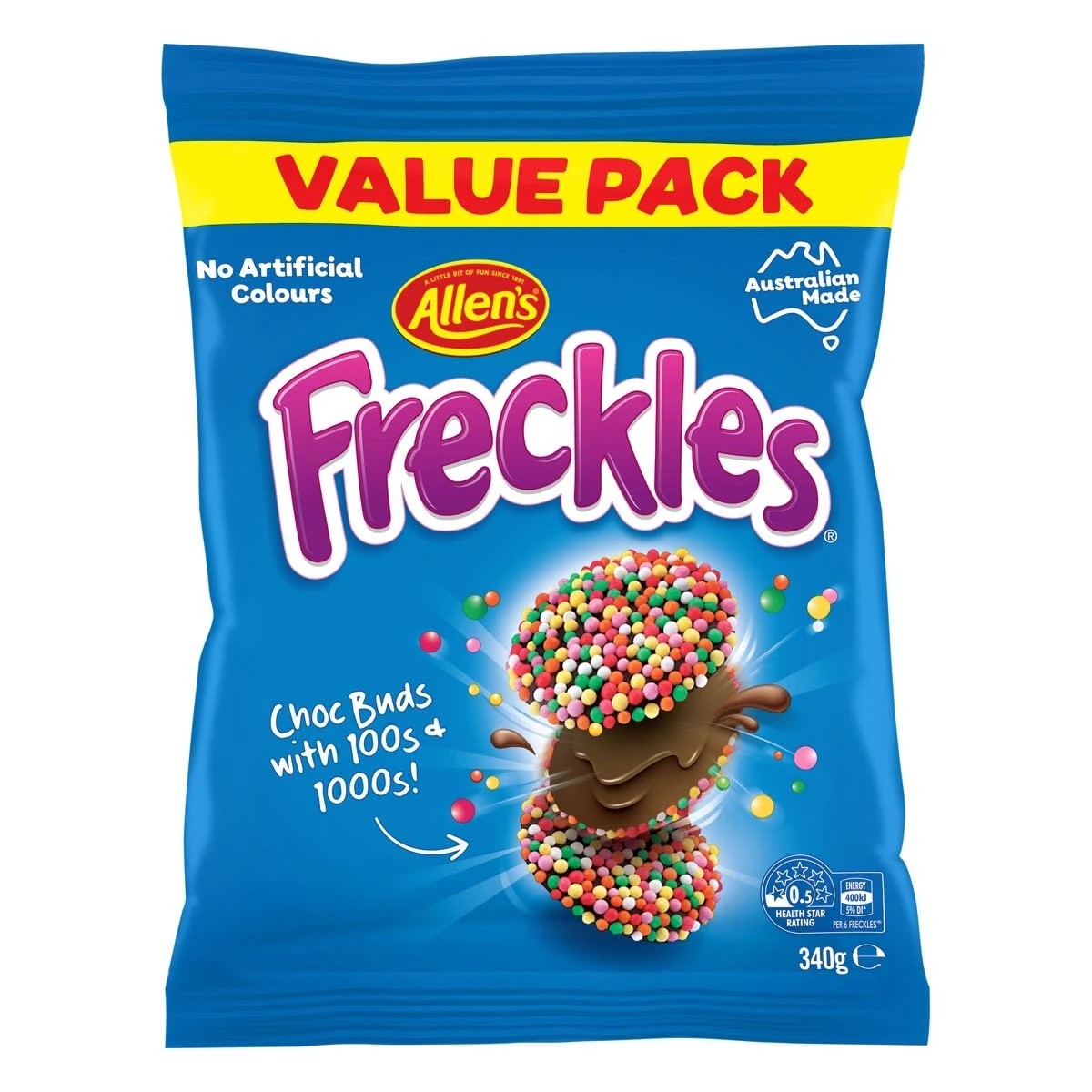1 Allen's Freckles Family Size Pack 340g, 1 of 2