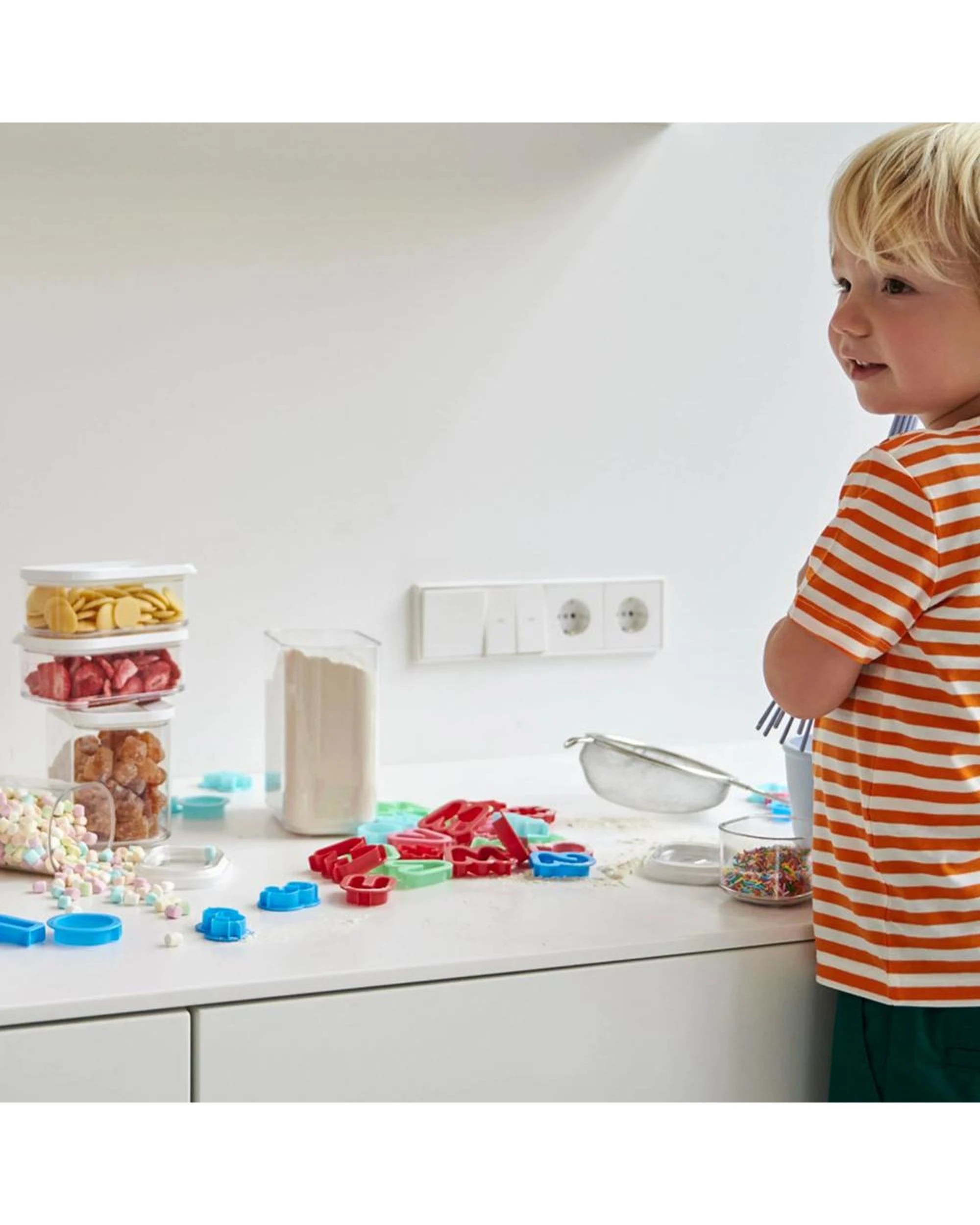 5 Mepal Modula Rectangular 3 Piece Starter Set Storage Box Set 3pc  White, 5 of 5