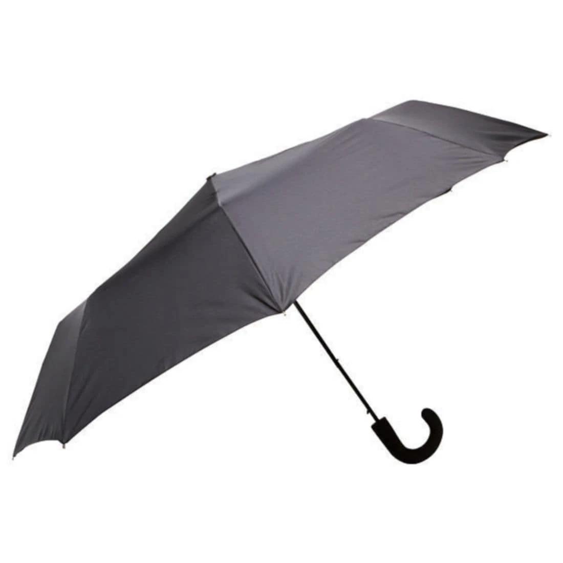 1 Rain and Shine Auto Open Compact Umbrella BLACK, 1 of 1