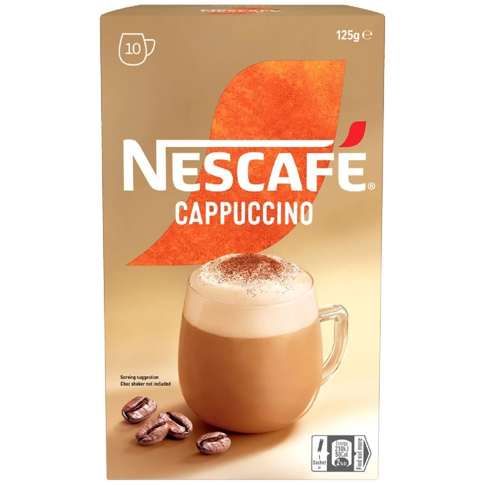 1 Nescafe Cappuccino Sachet 10 Pack, 1 of 5