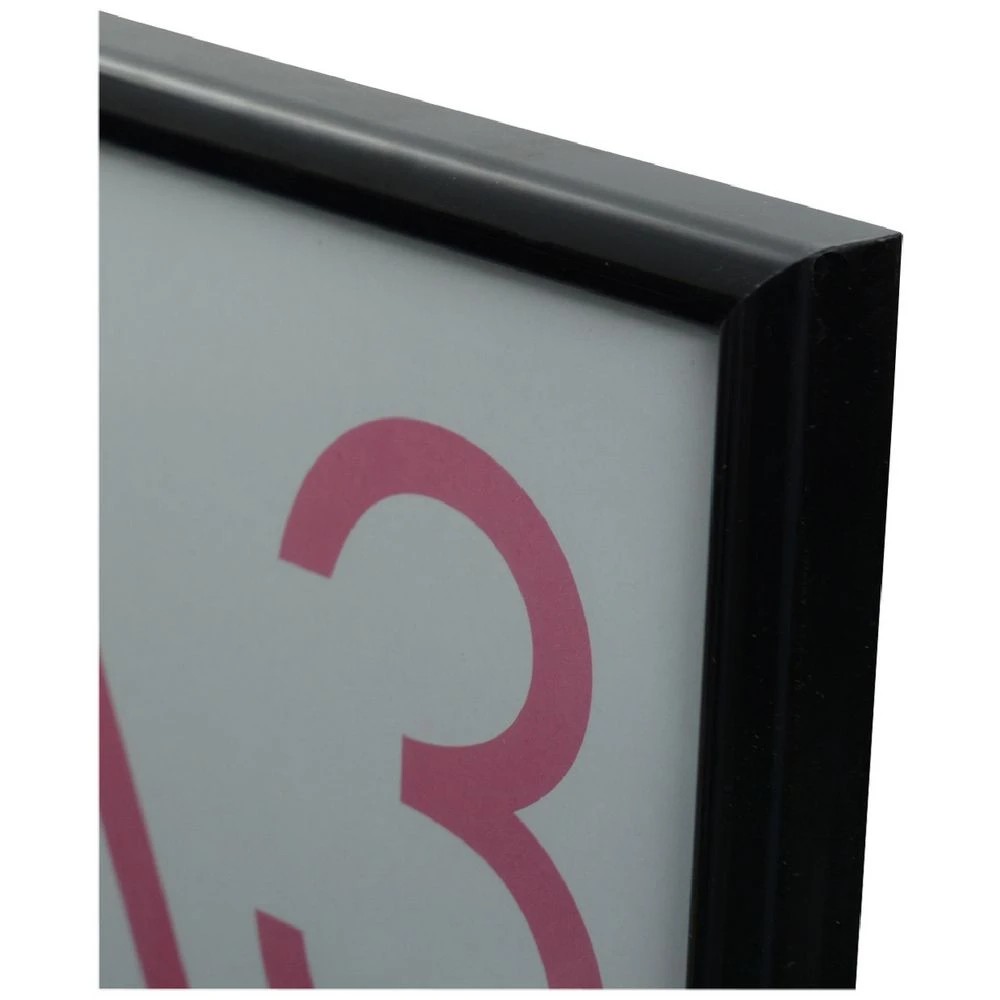 3 A3 Plastic Poster Frame Black, 3 of 5