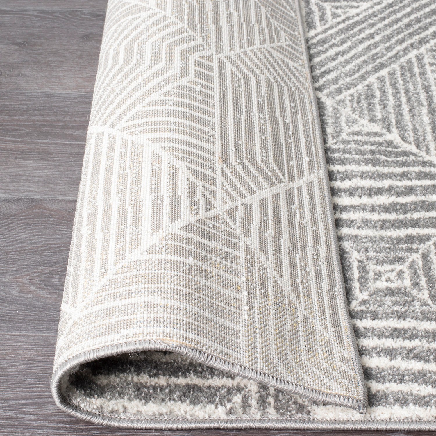 6 Common Ground Rugs Bluebay 457 230x160 cm Rug - Grey, 6 of 6