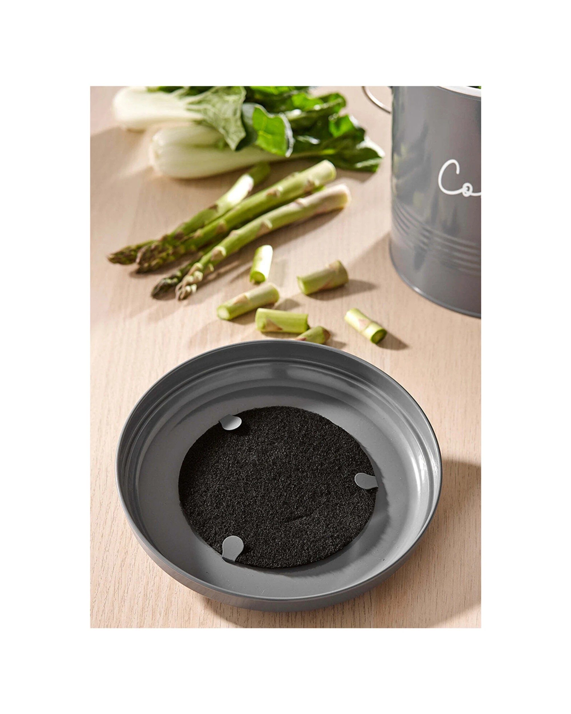 4 Ladelle Compost Bin 20cm - Charcoal, 4 of 4