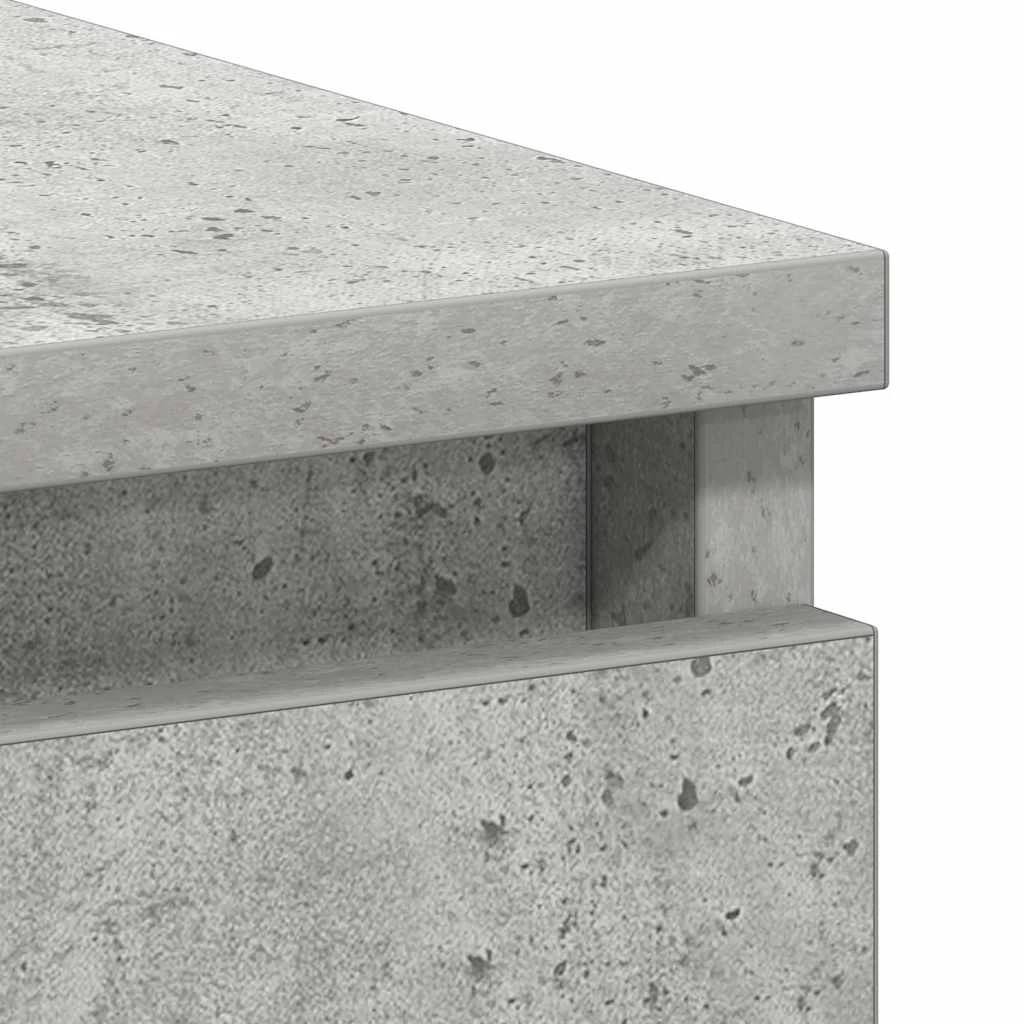 9 vidaXL Desk Ample Storage - Grey, 9 of 9