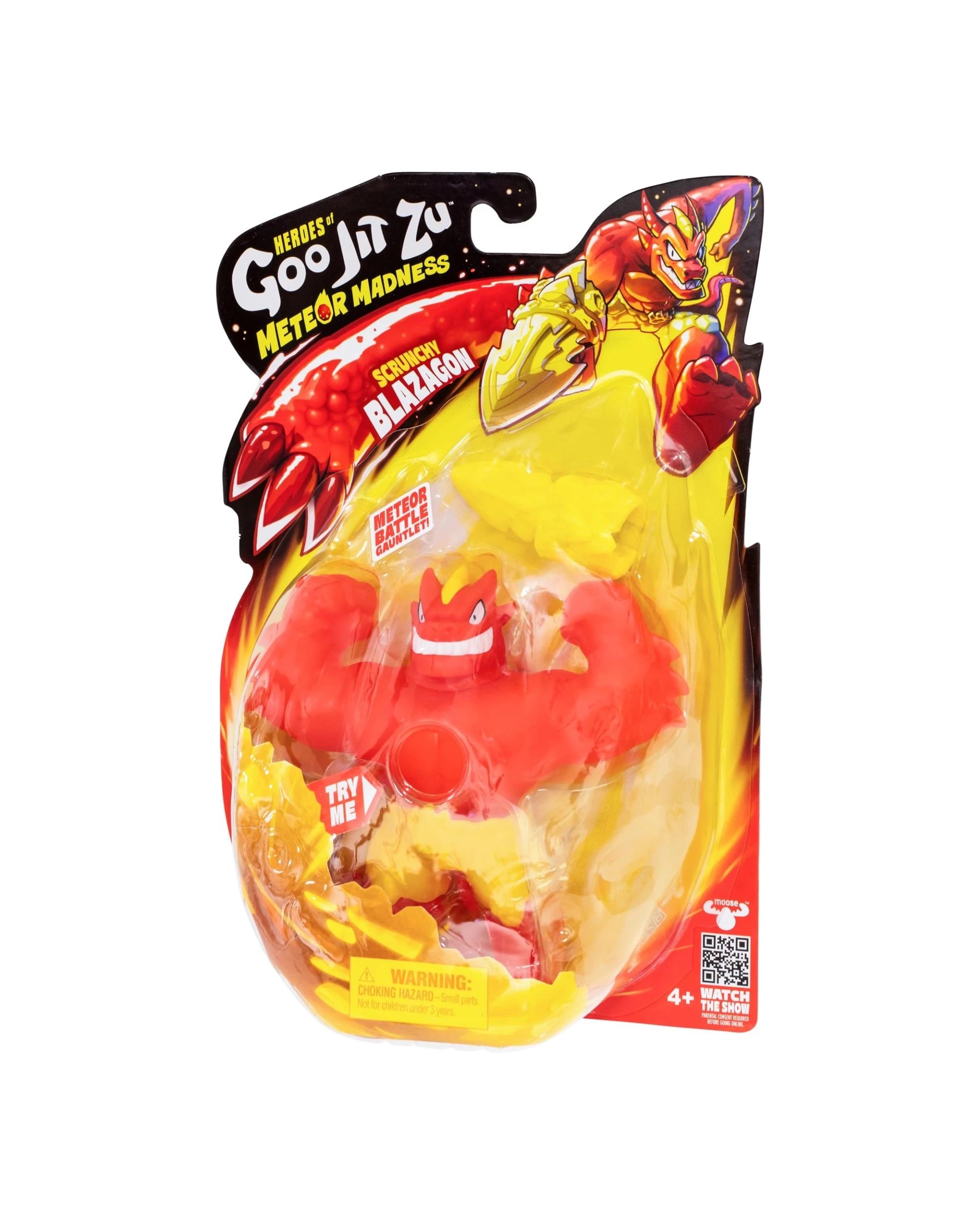 4 Heroes of Goo-Jit-Zu Series 13 Meteor Madness Blazagon Hero Pack, 4 of 7