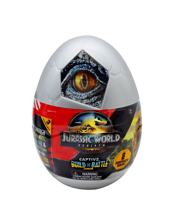 Jurassic World Rebirth Captivz Surprise Egg - Assorted - Multi