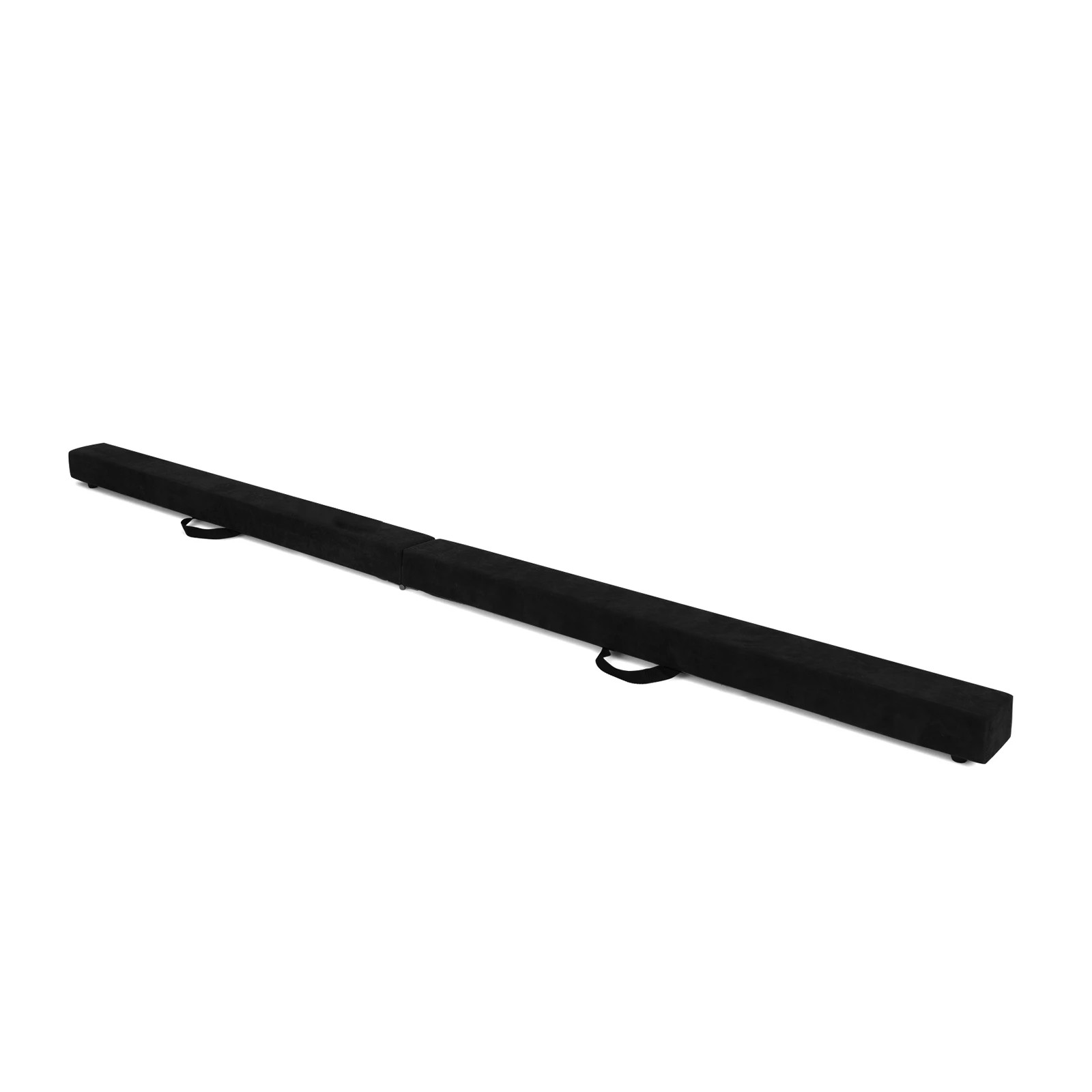 1 Costway 7FT Gymnastic Beam Floor Balance Beam w/Handles/Wood Base/Anti-slip Bottom - Black, 1 of 1