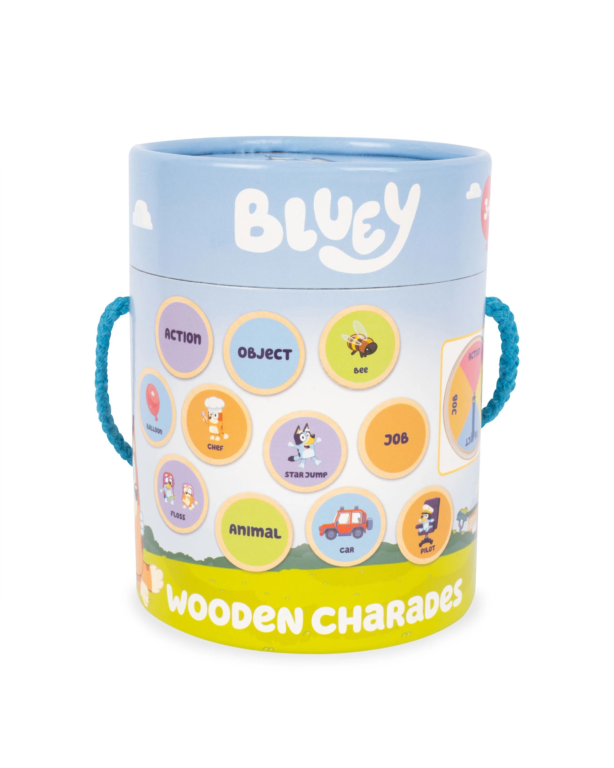 1 Bluey - Wooden Charades Set (26 Pieces), Activity Toy, Suitable for Ages 3+ - Multi, 1 of 5