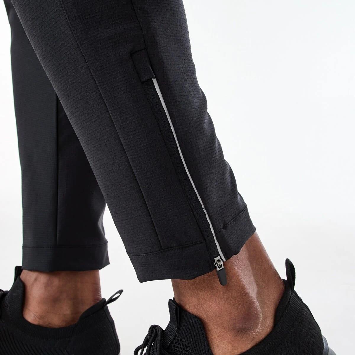 6 Active Mens Stretch Woven Joggers BLACK, 6 of 7