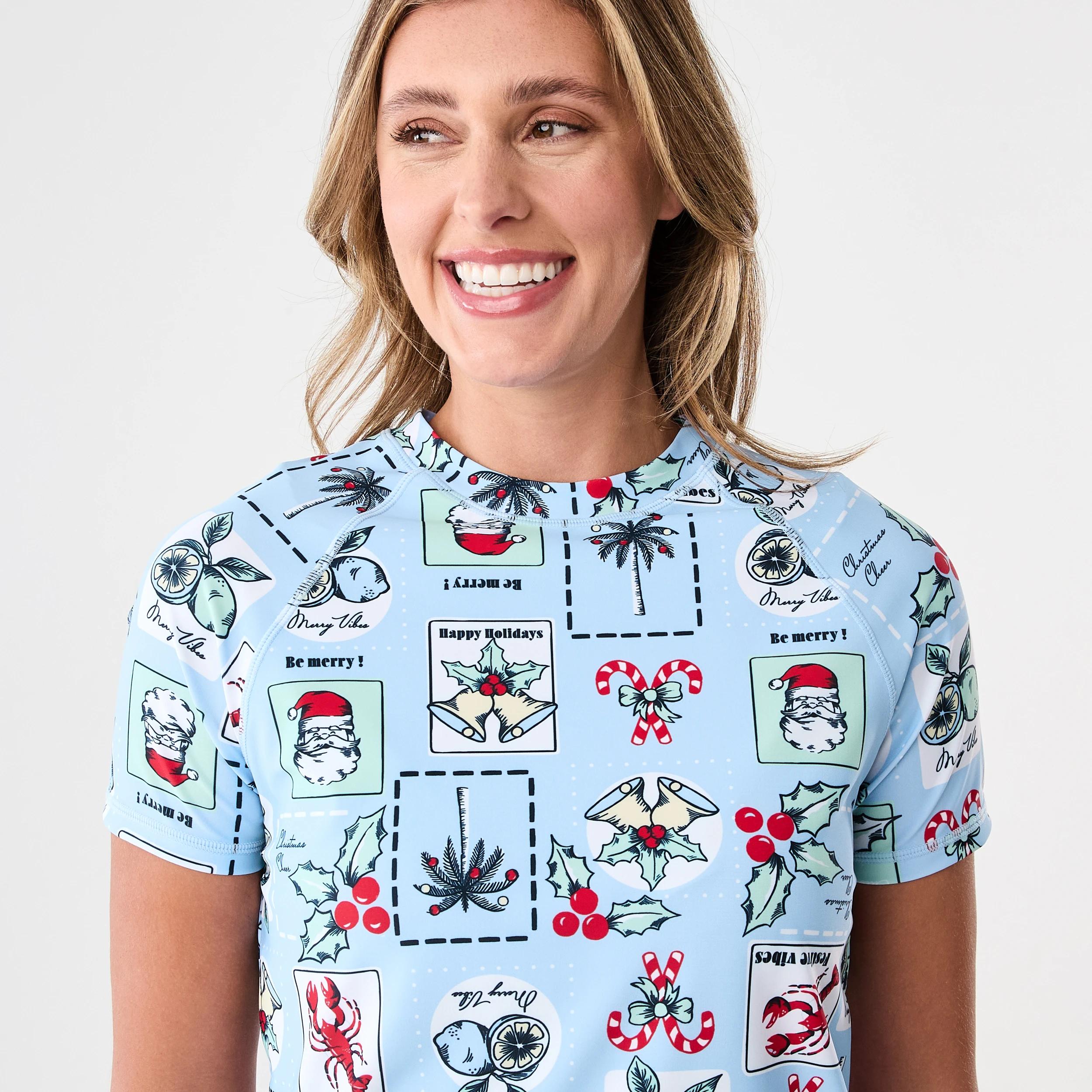 4 Christmas Rash Vest Xmas Vacay, 4 of 6