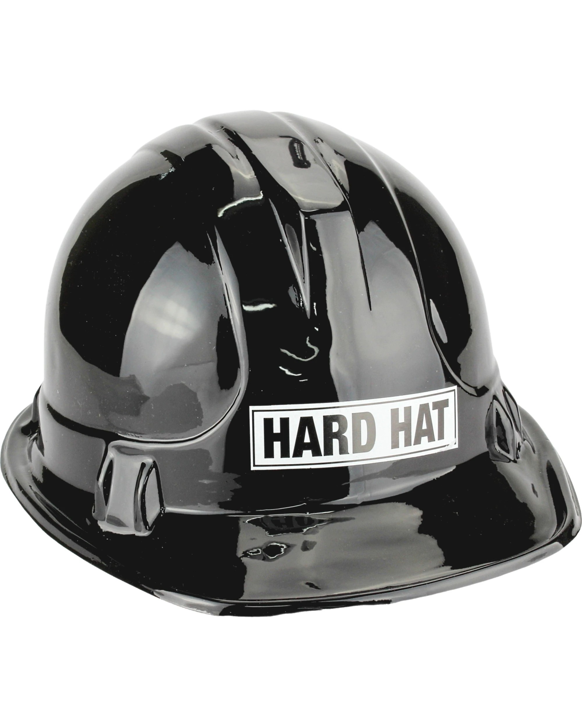 1 Meteor Construction Plastic Hat - One Size - Black, 1 of 1