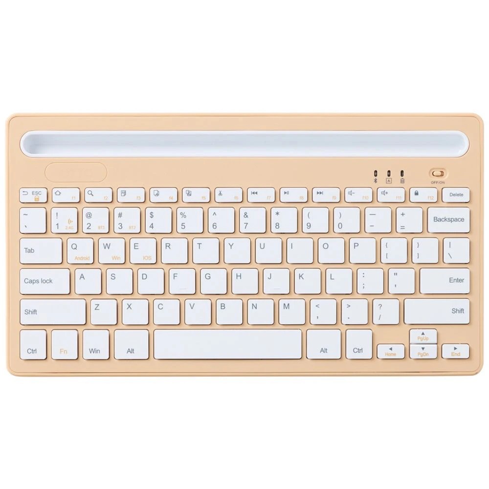 1 Otto On The Go Wireless Keyboard Tan, 1 of 7