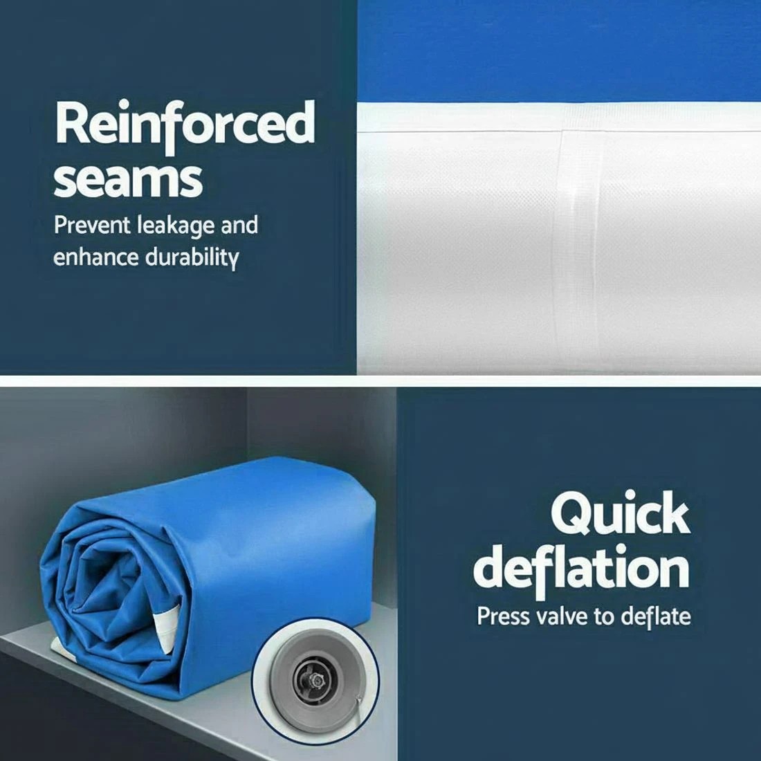 6 Everfit 6M Air Track Gymnastics Tumbling Exercise Yoga Mat W/ Pump Inflatable - Multi, 6 of 7