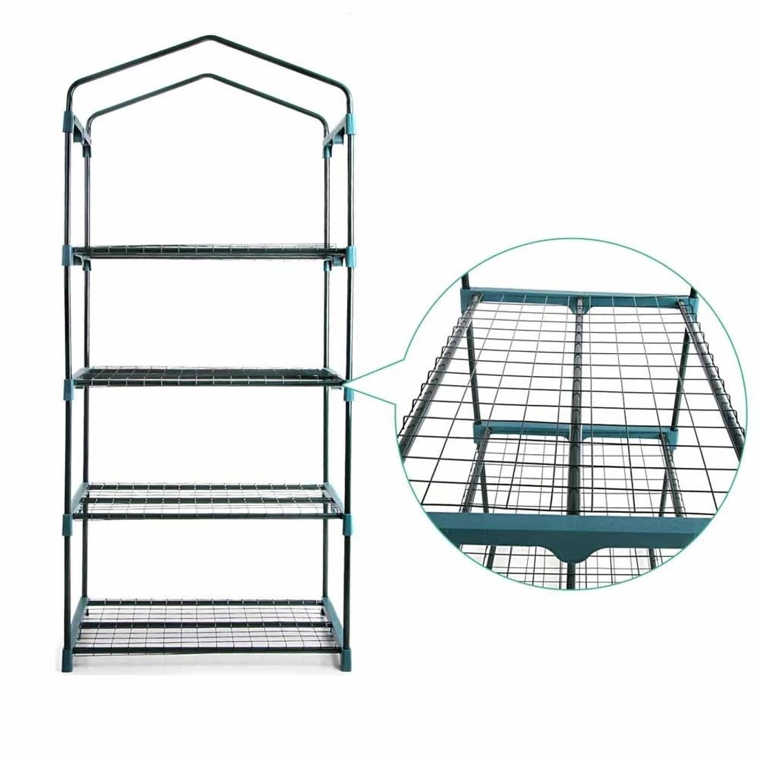 3 Green Fingers Greenhouse 4 Tiers Mini Green House Garden Bed Planter Box - Clear, 3 of 7