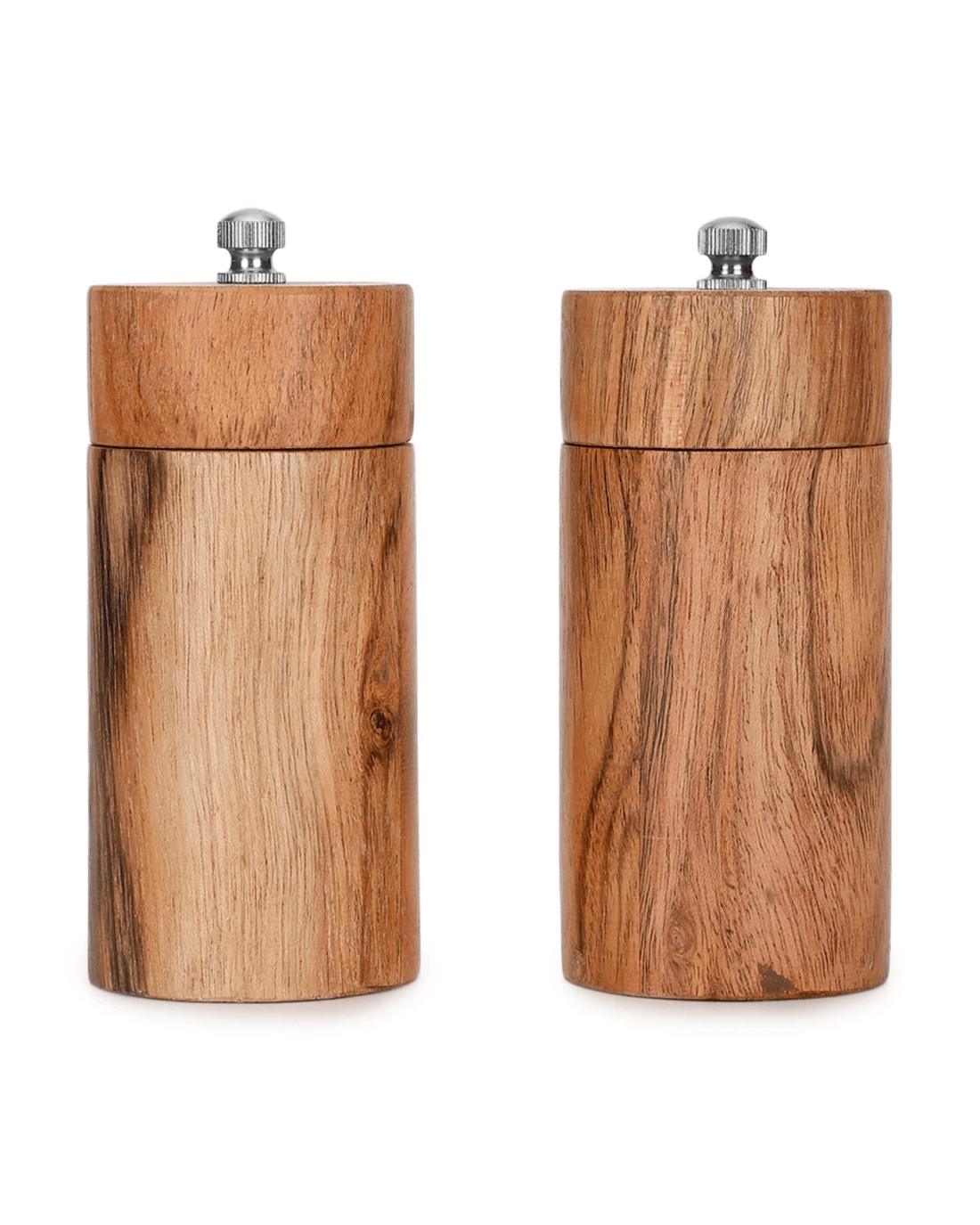 1 2 Pack Acacia Salt and Pepper Grinders, 1 of 7