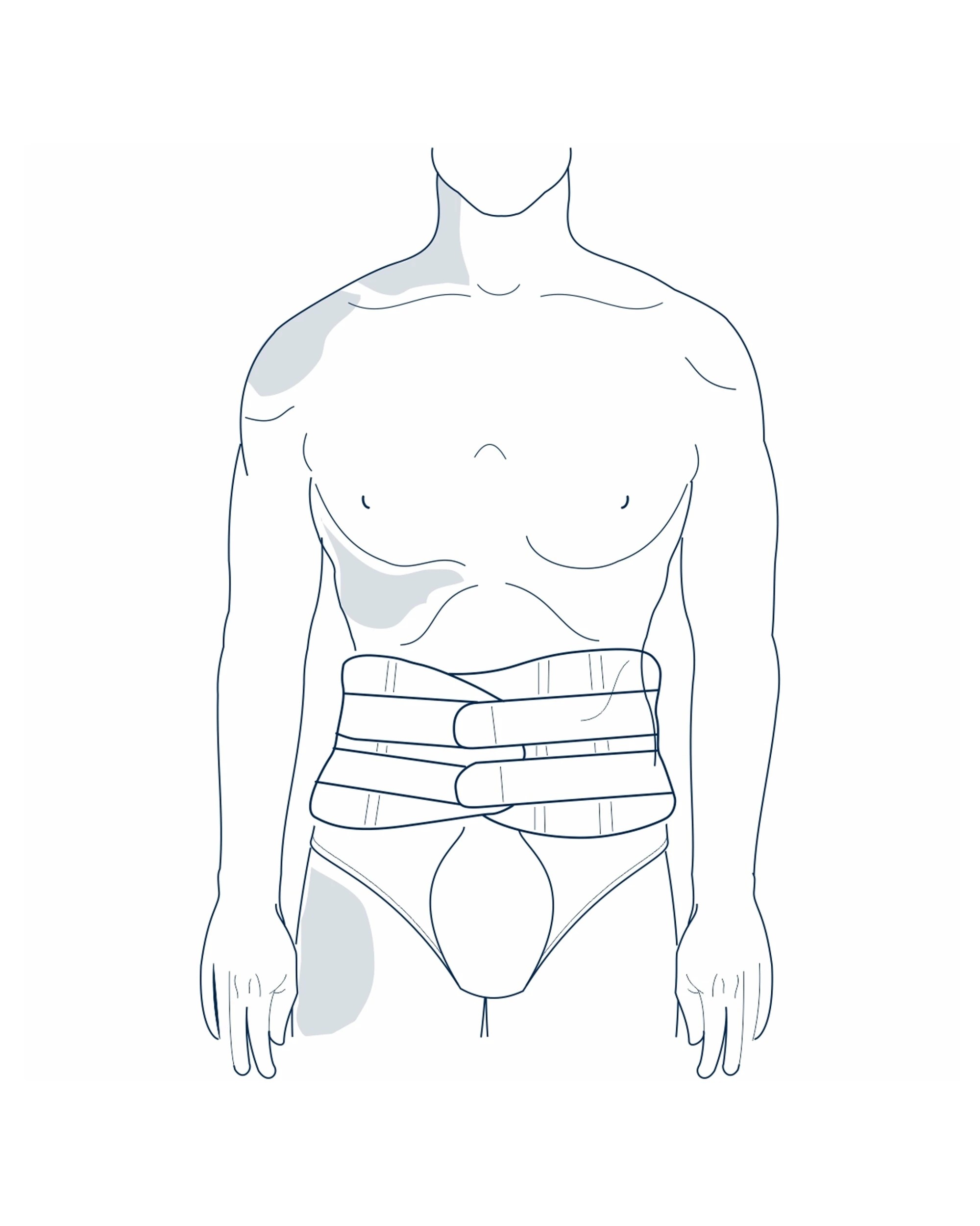 8 M-Brace Lumblock Lumbar Sacral Back Support Mechanical Locking 3XL - Black, 8 of 8