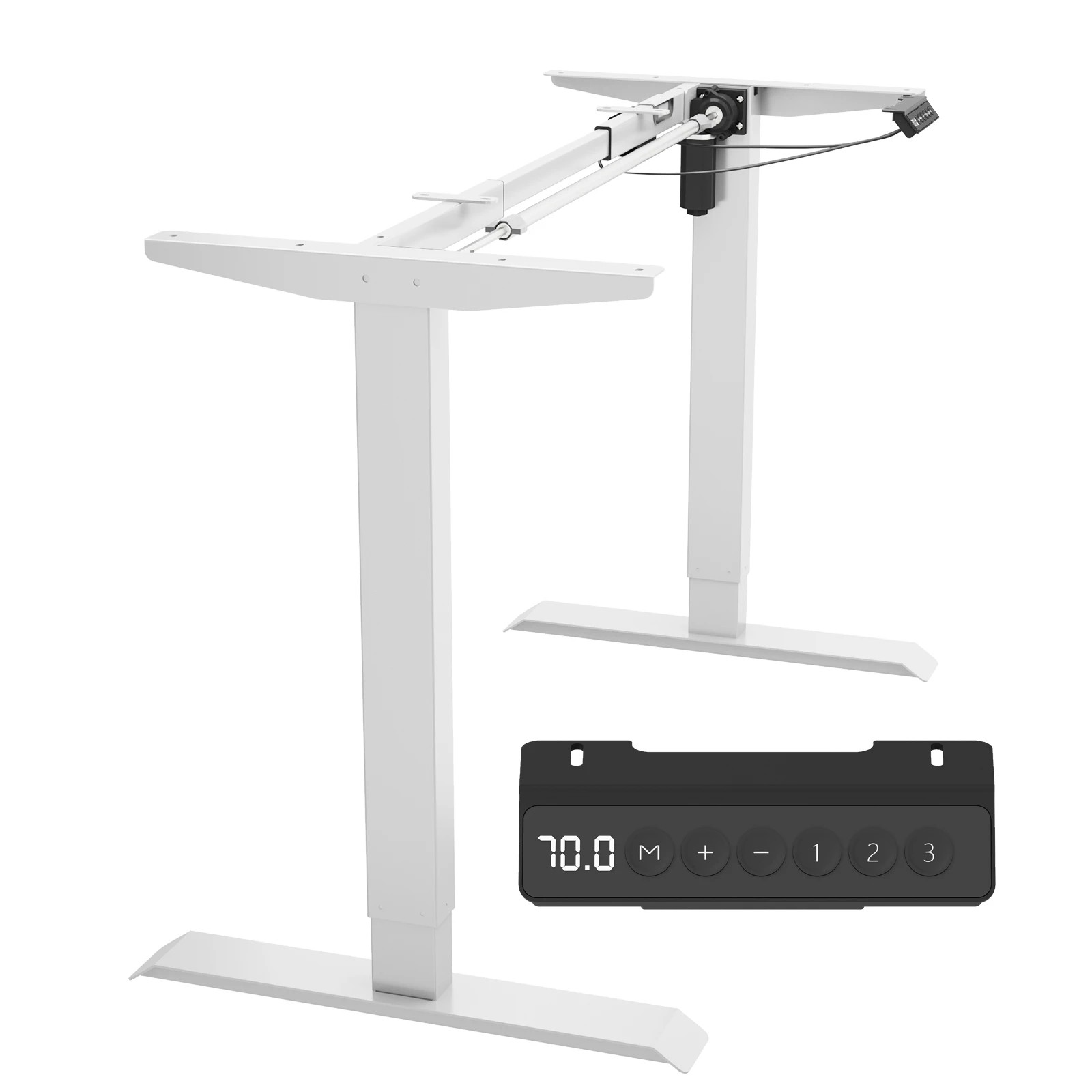 1 Advwin Standing Desk Frame with Memory Smart Controller Height Adjustable No Desktop - Silver, 1 of 3