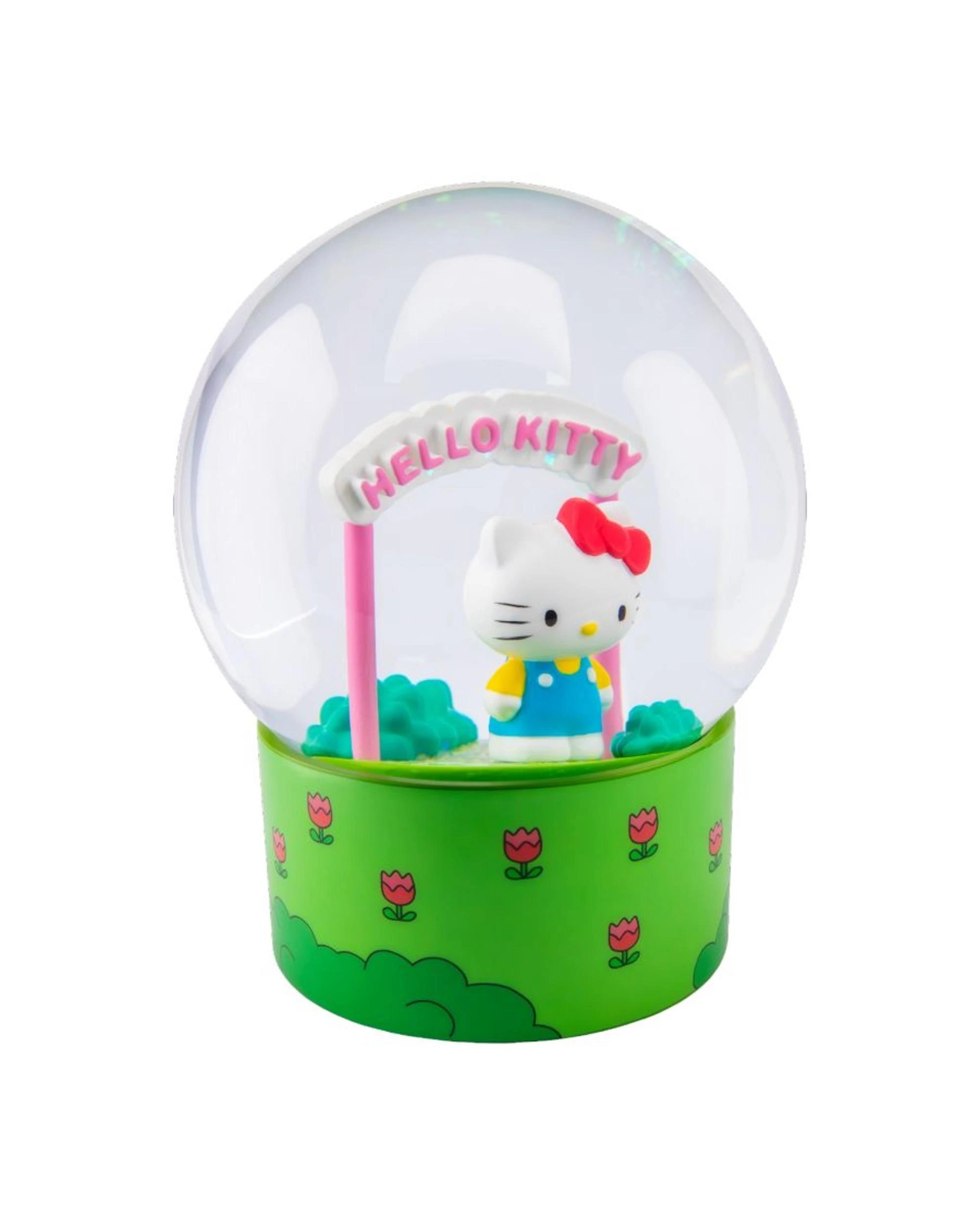 3 Hello Kitty and Friends Hello Kitty with Sign Glitter Snowglobe, 3 of 4
