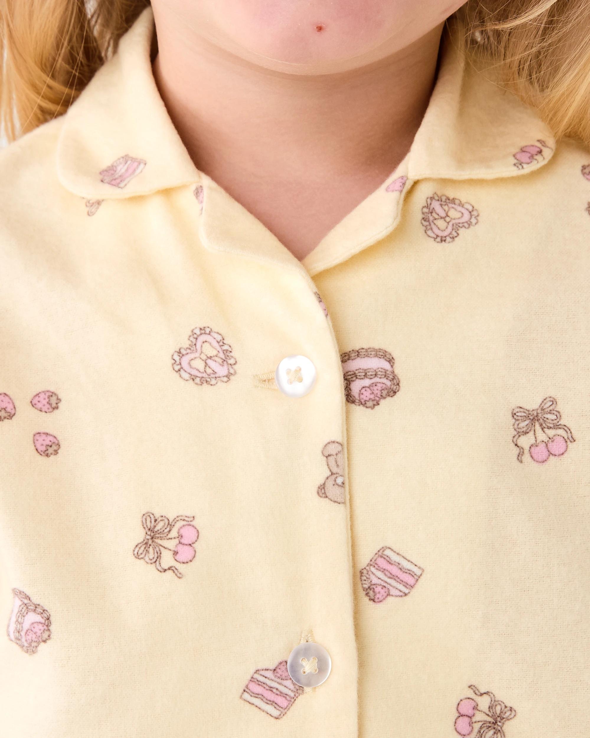 3 Flannel Pyjama Set Ylw Swet, 3 of 8