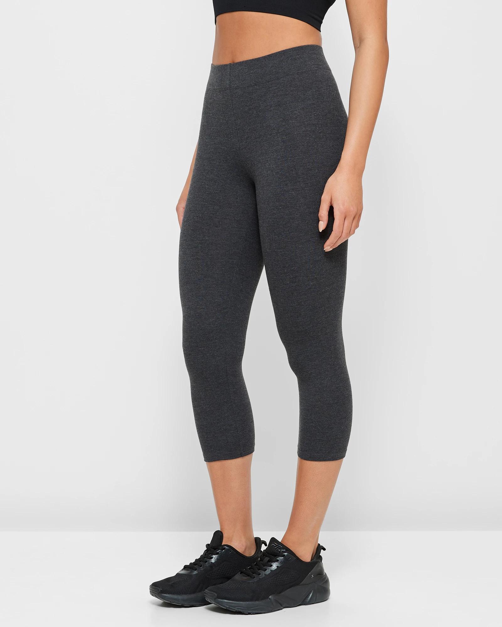 3 Target Active 3/4 Length Leggings CHARCOAL / GREY, 3 of 5