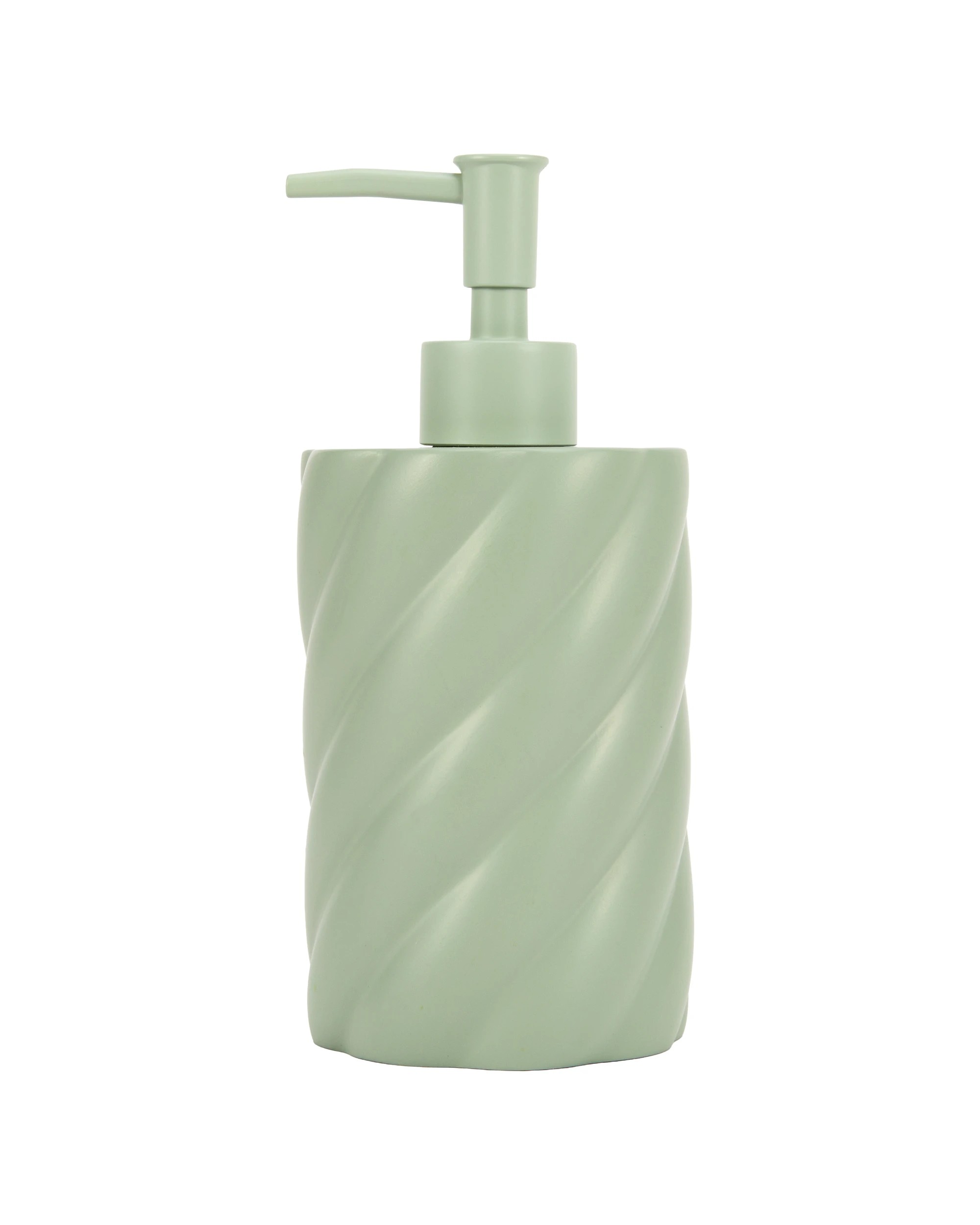 3 Green Swirl Soap Dispenser, 3 of 4
