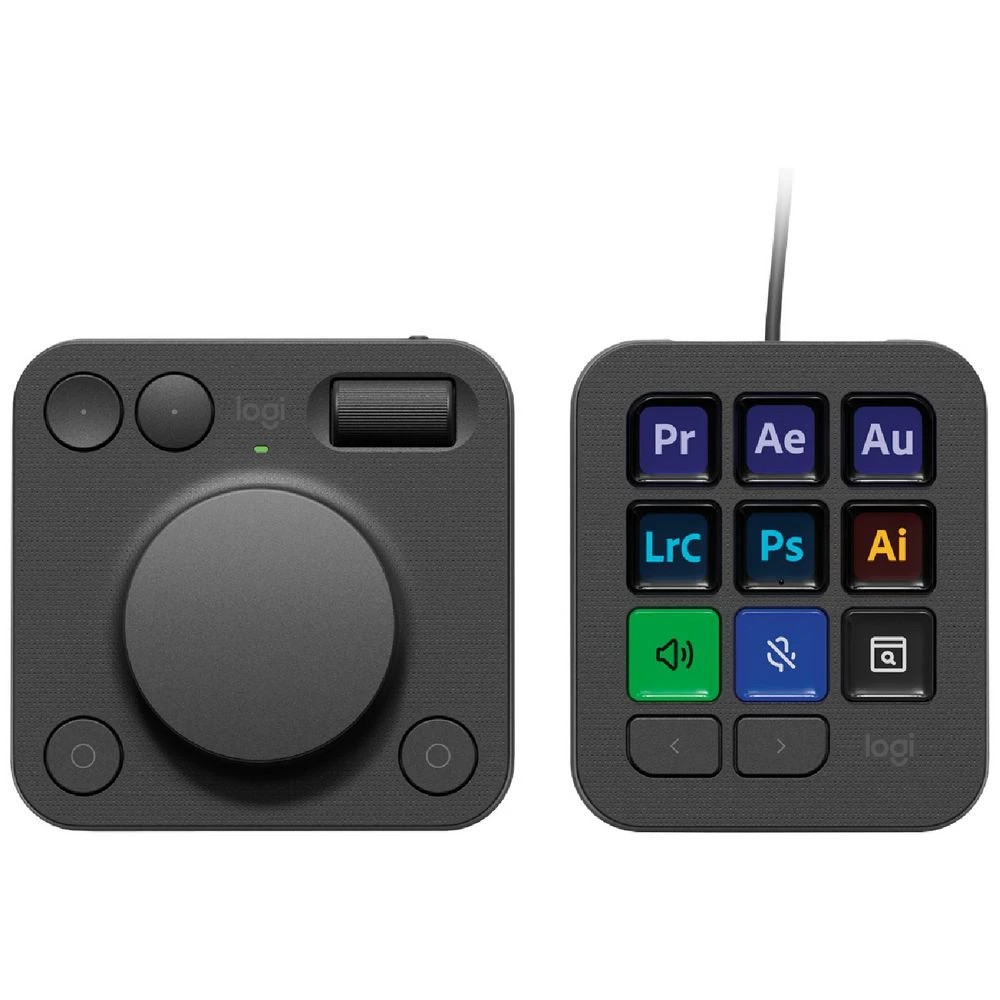 1 Logitech MX Creative Console Graphite, 1 of 7