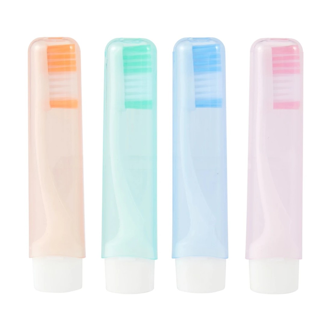 4 OXX Bodycare 4 Pack Travel Toothbrush, 4 of 5