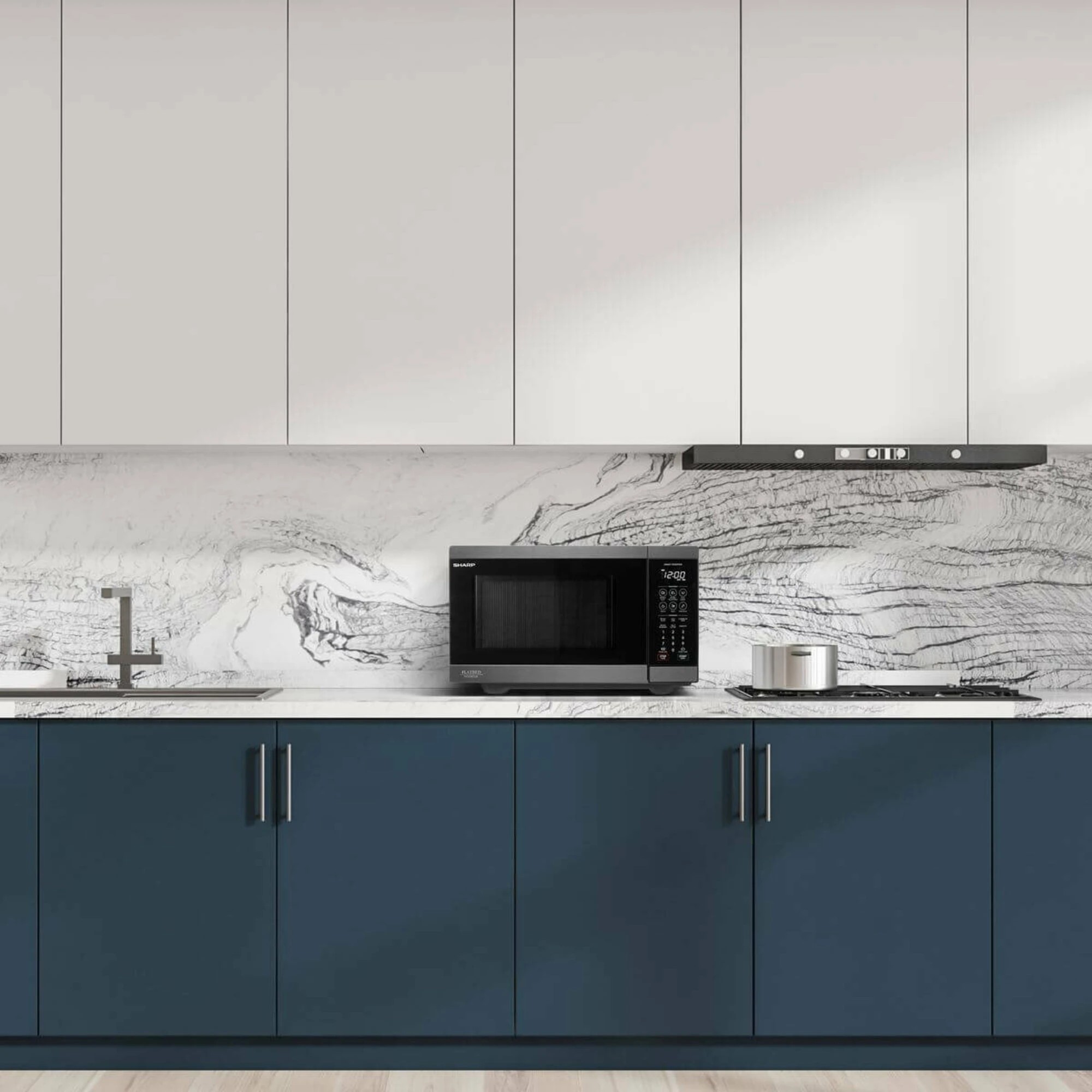 5 Sharp Flatbed Microwave With Smart Inverter 26L - BLACK, 5 of 5