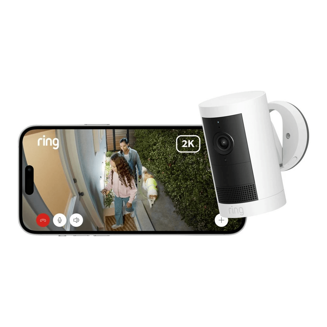 5 Ring Outdoor Camera Plus White 4 Pack, 5 of 6