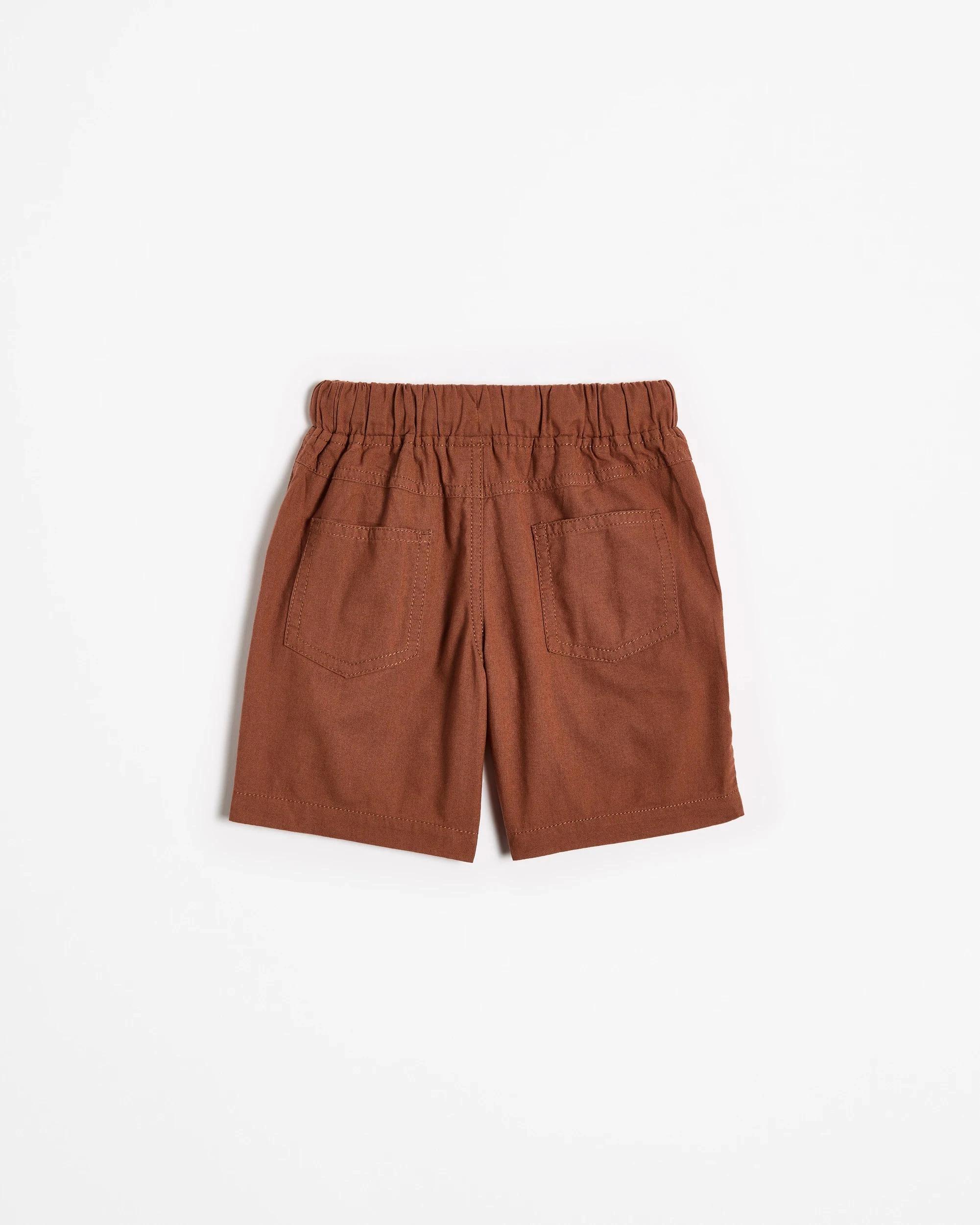 3 Target Australian Cotton Pull On Woven Shorts BROWN, 3 of 3