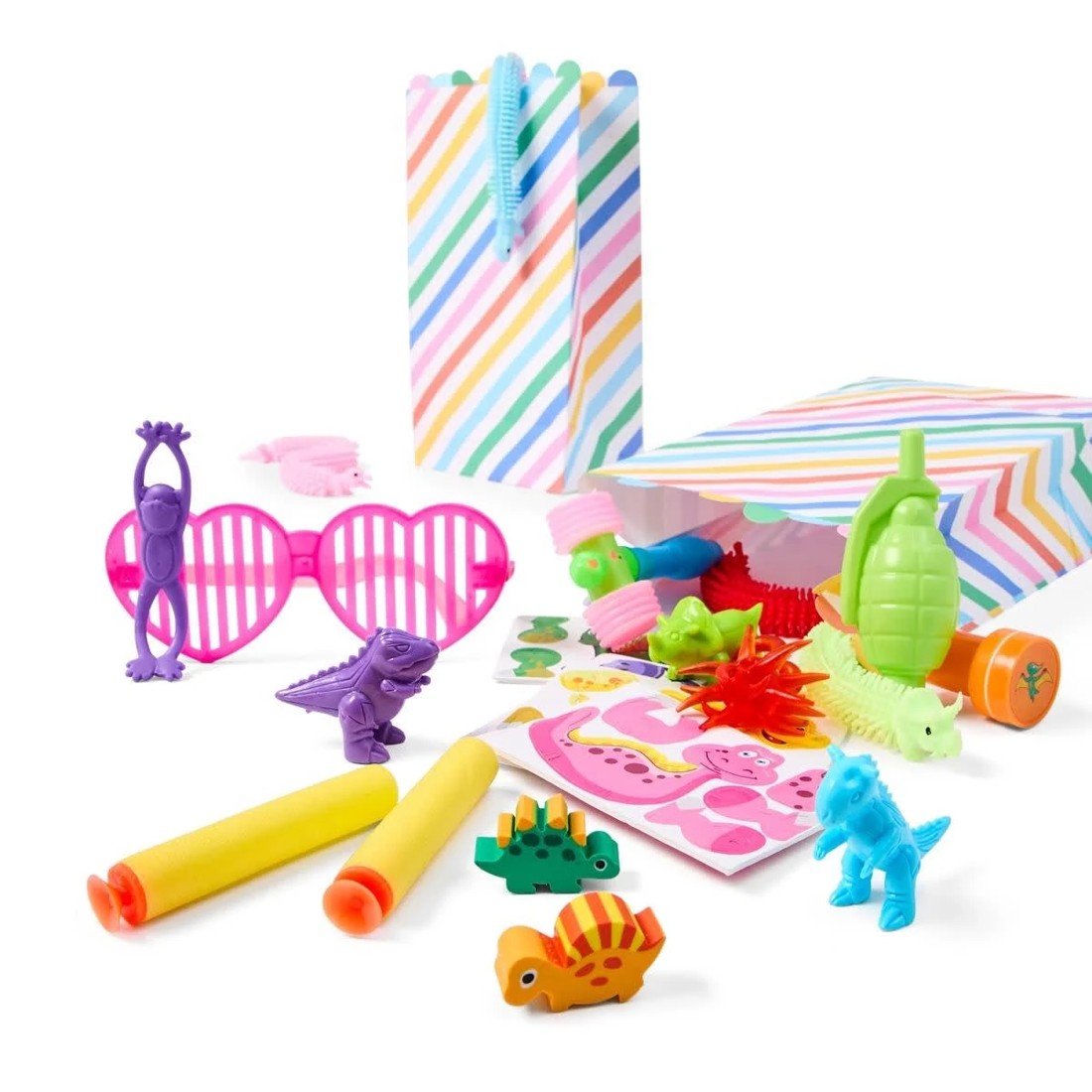 8 100 Piece Bright Animals Party Favour Pack, 8 of 10