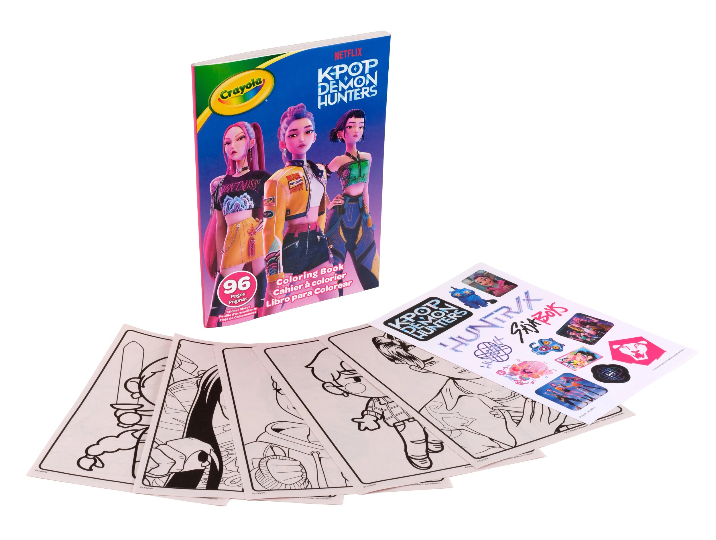 5 Crayola KPop Demon Hunters 96 Page Coloring Book, 5 of 8