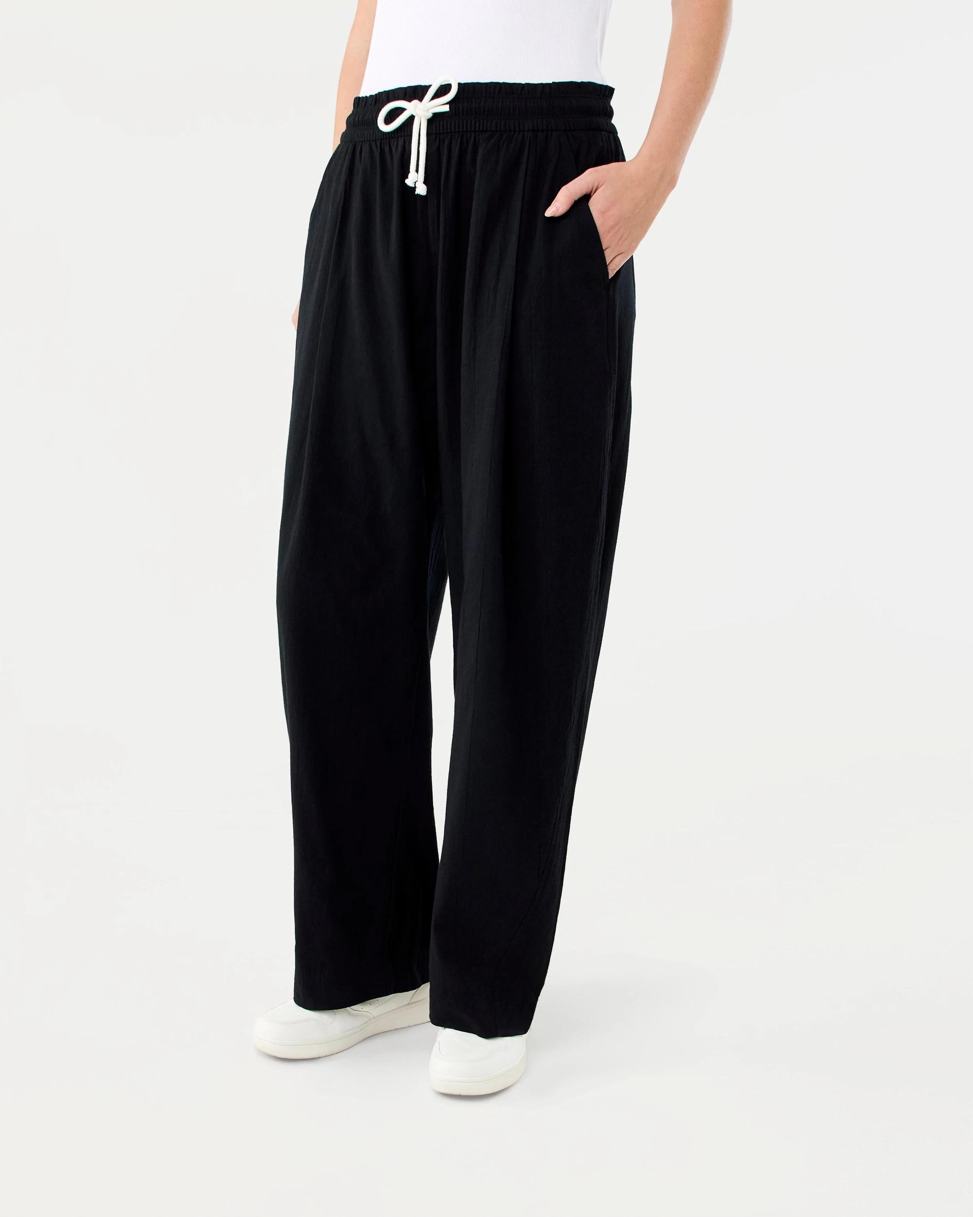 2 Relaxed Barrel Pants Black, 2 of 5