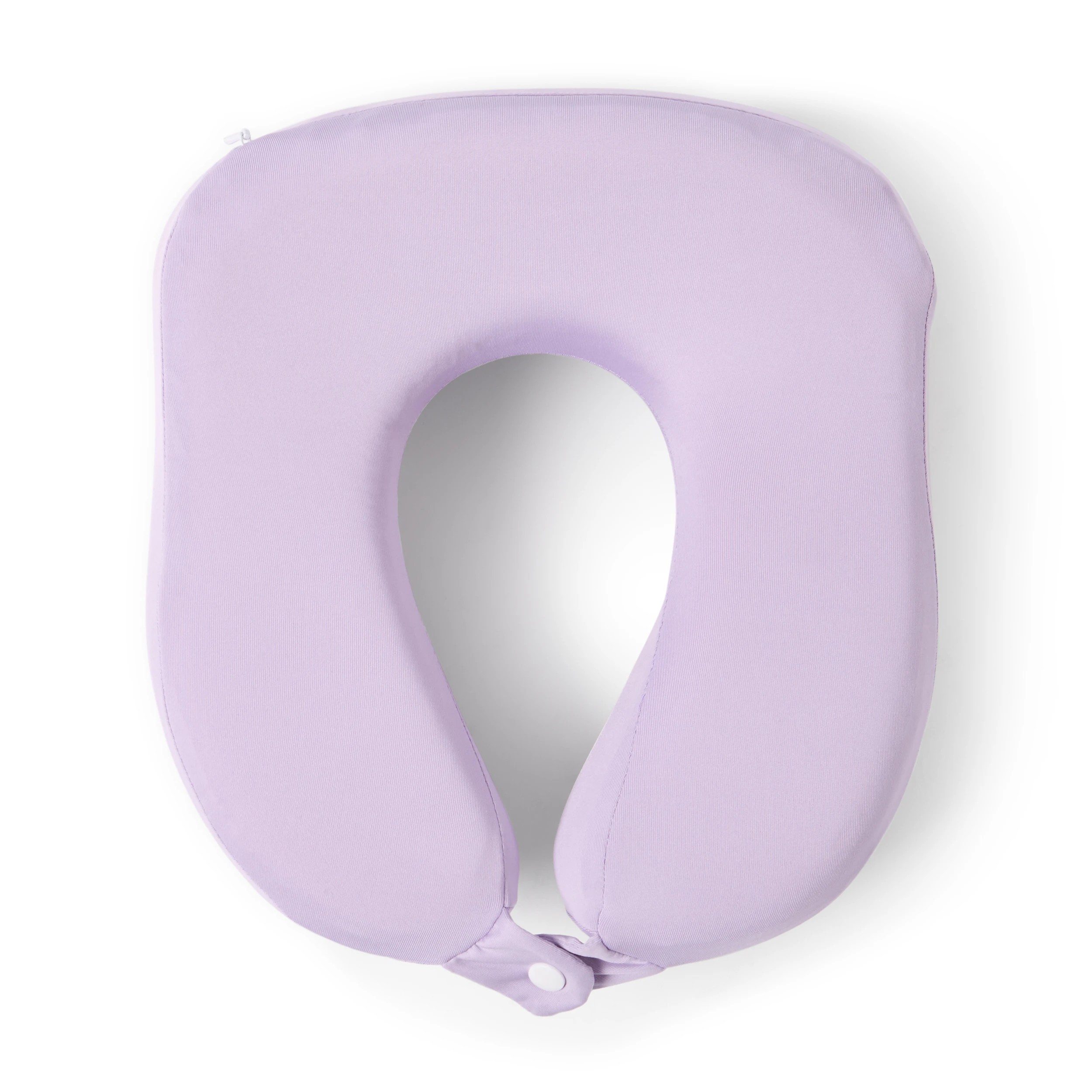 2 Memory Foam Travel Neck Pillow - Lilac, 2 of 6