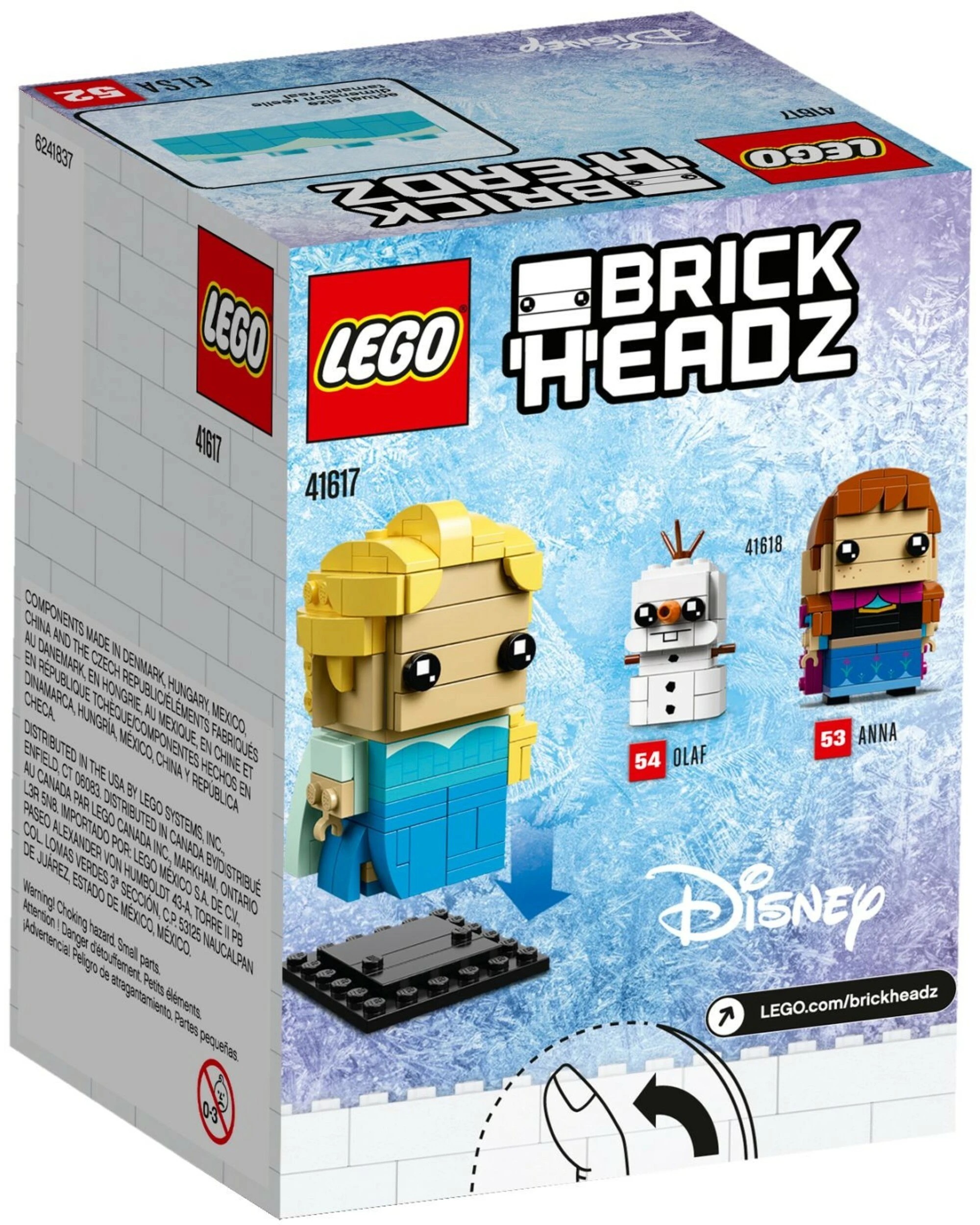 4 LEGO 41617 Disney Frozen Elsa BrickHeadz Building Kit, 4 of 4
