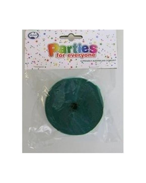 Alpen Paper Crepe Streamer Decor Accessory 30m Length Party Decoration - Green